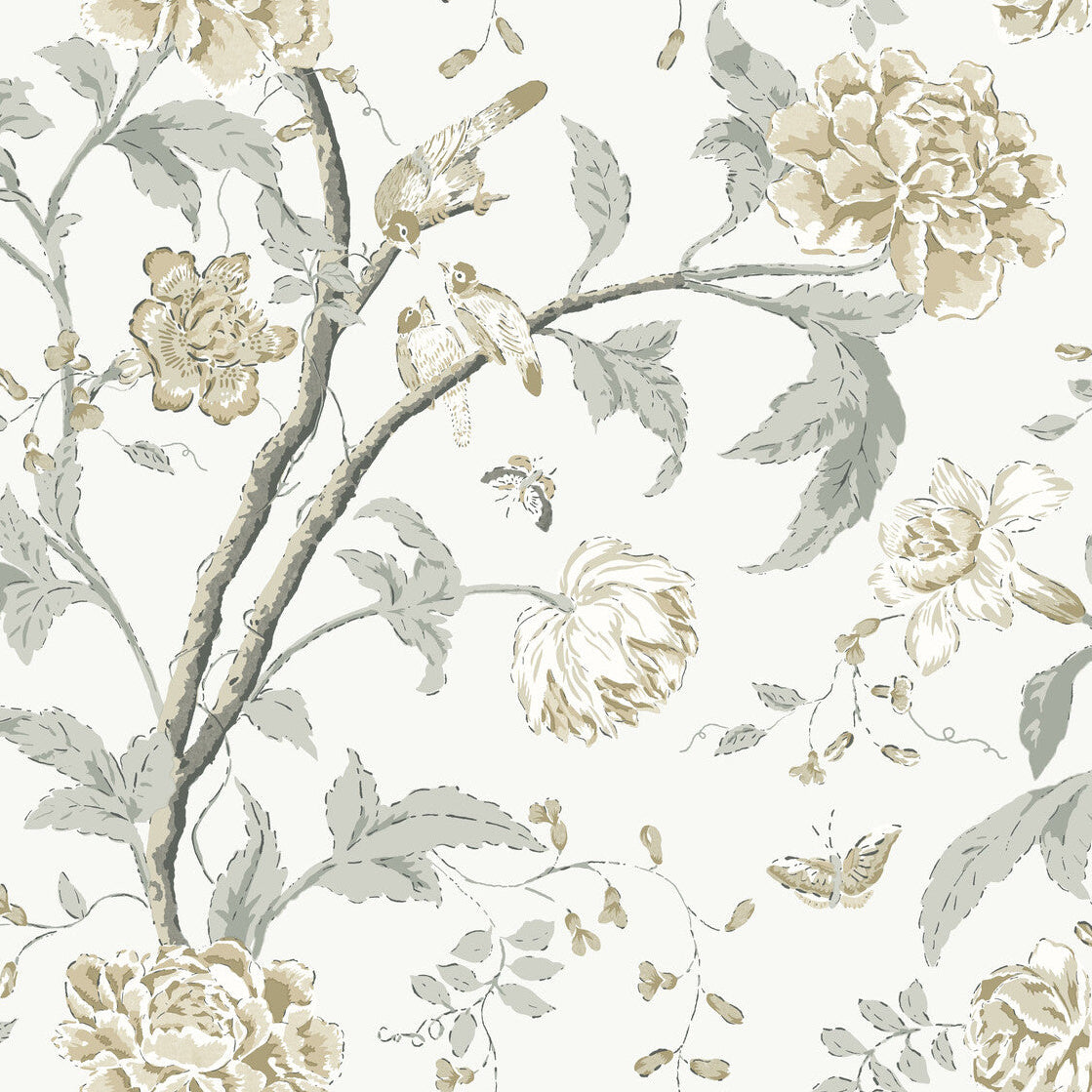Blooms Second Edition Resource Library x Kravet Design W4139-1611 Wallpaper