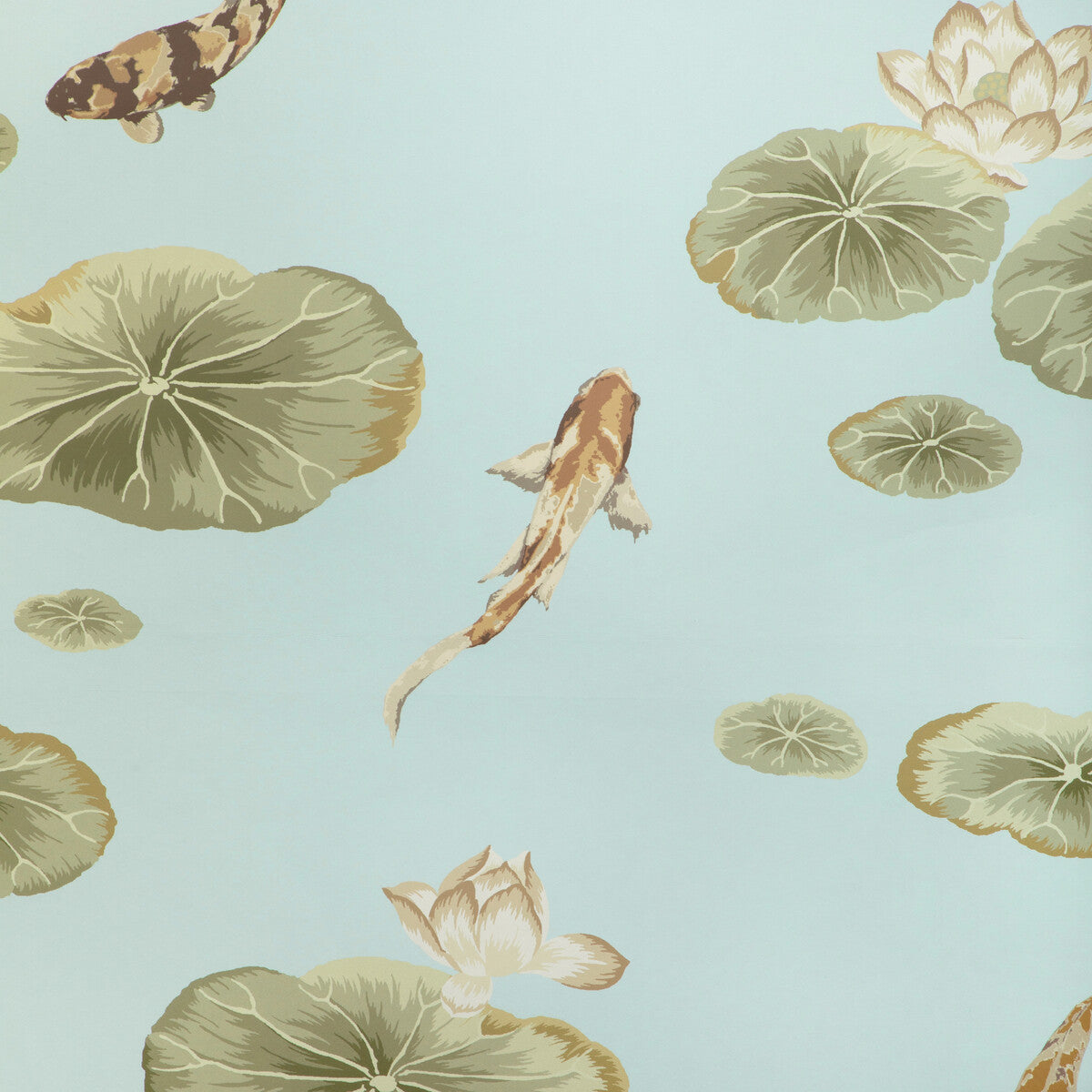 Kravet Couture Lotus Pond Wp Freshwater Wallpaper
