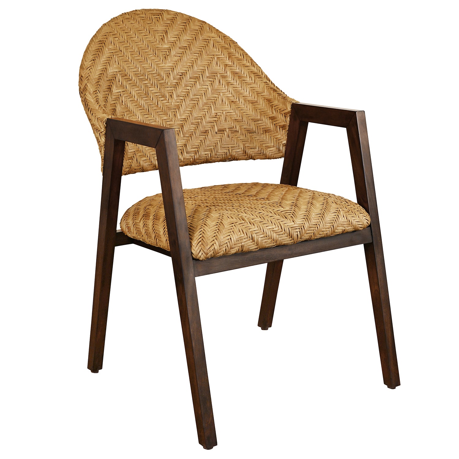 Worlds Away Walter Rattan Dining Chair