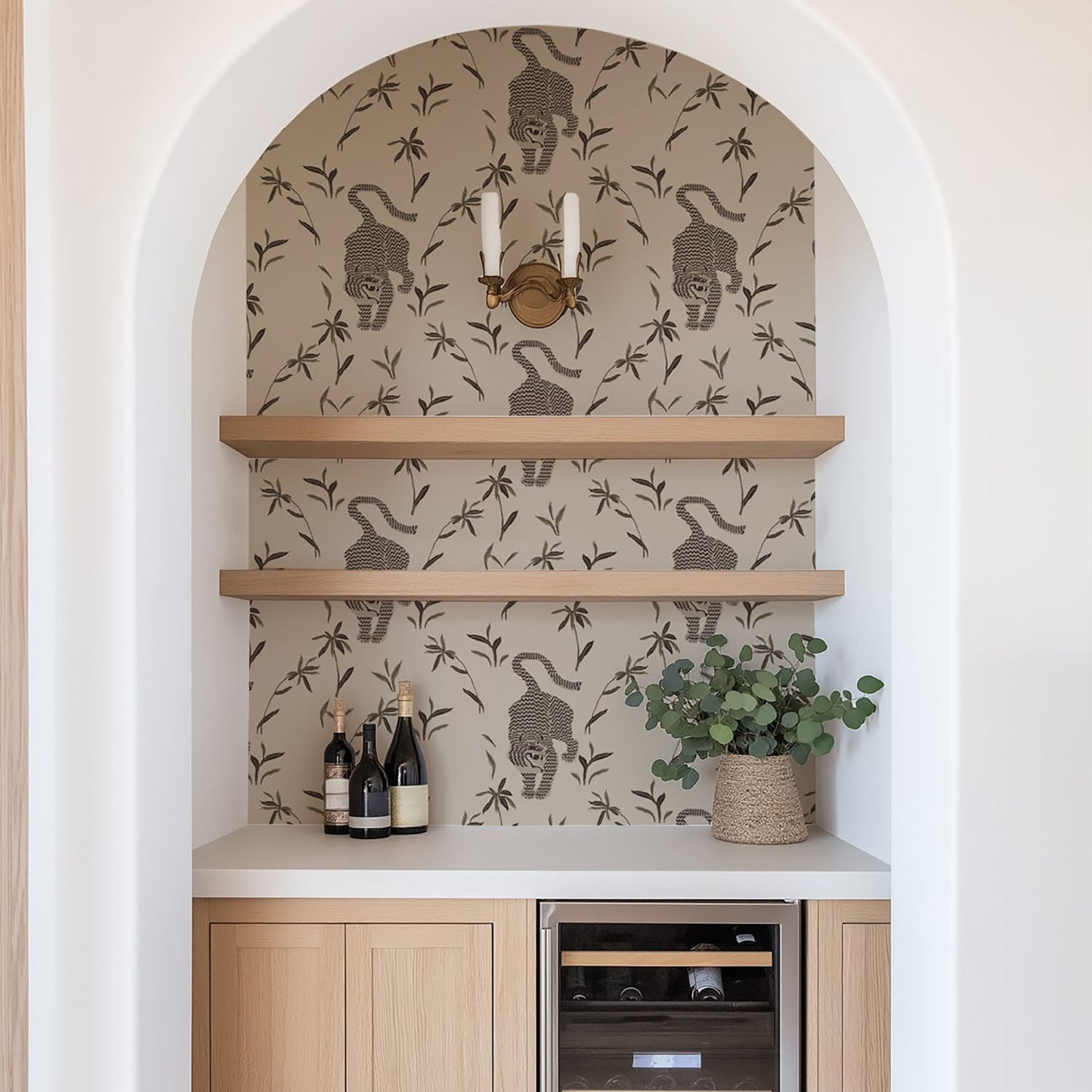 Mitchell Black Stalking Tiger Wallpaper