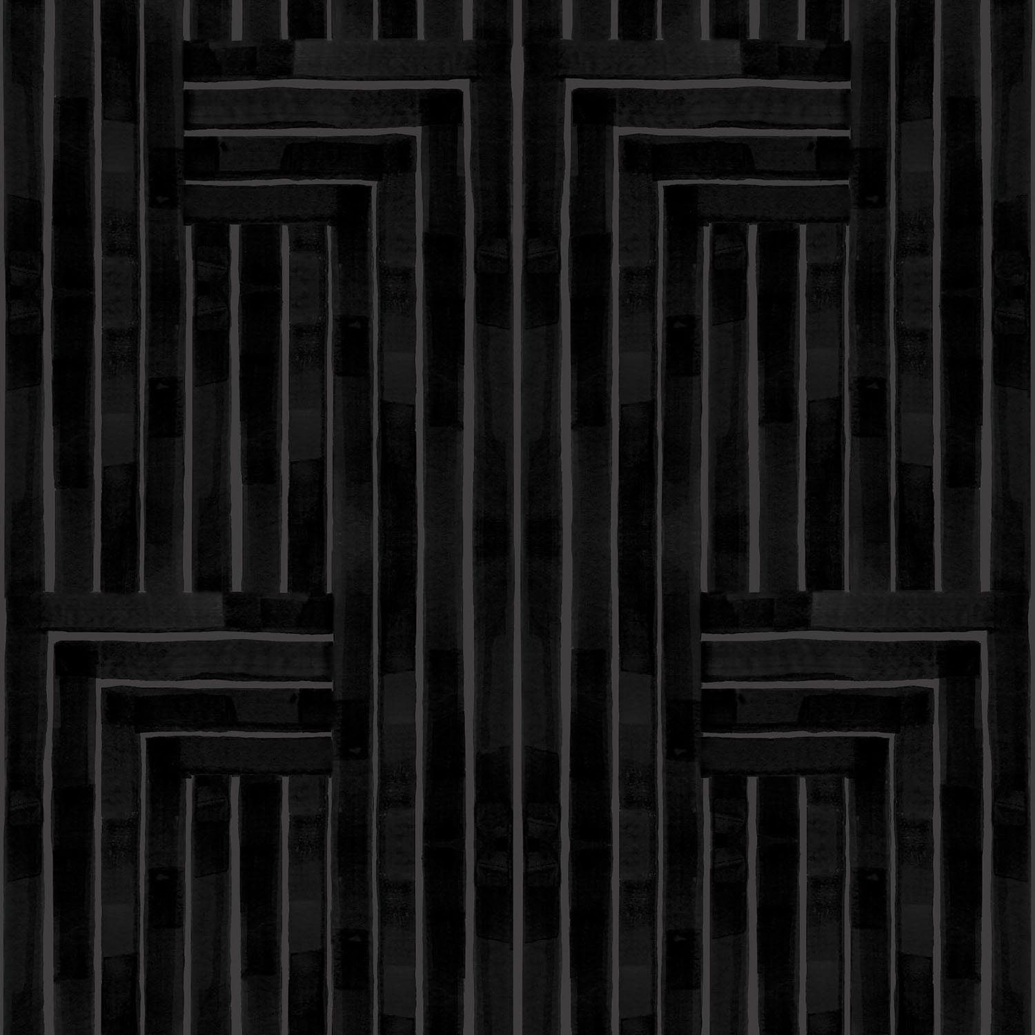 Mitchell Black Chiseled Wallpaper