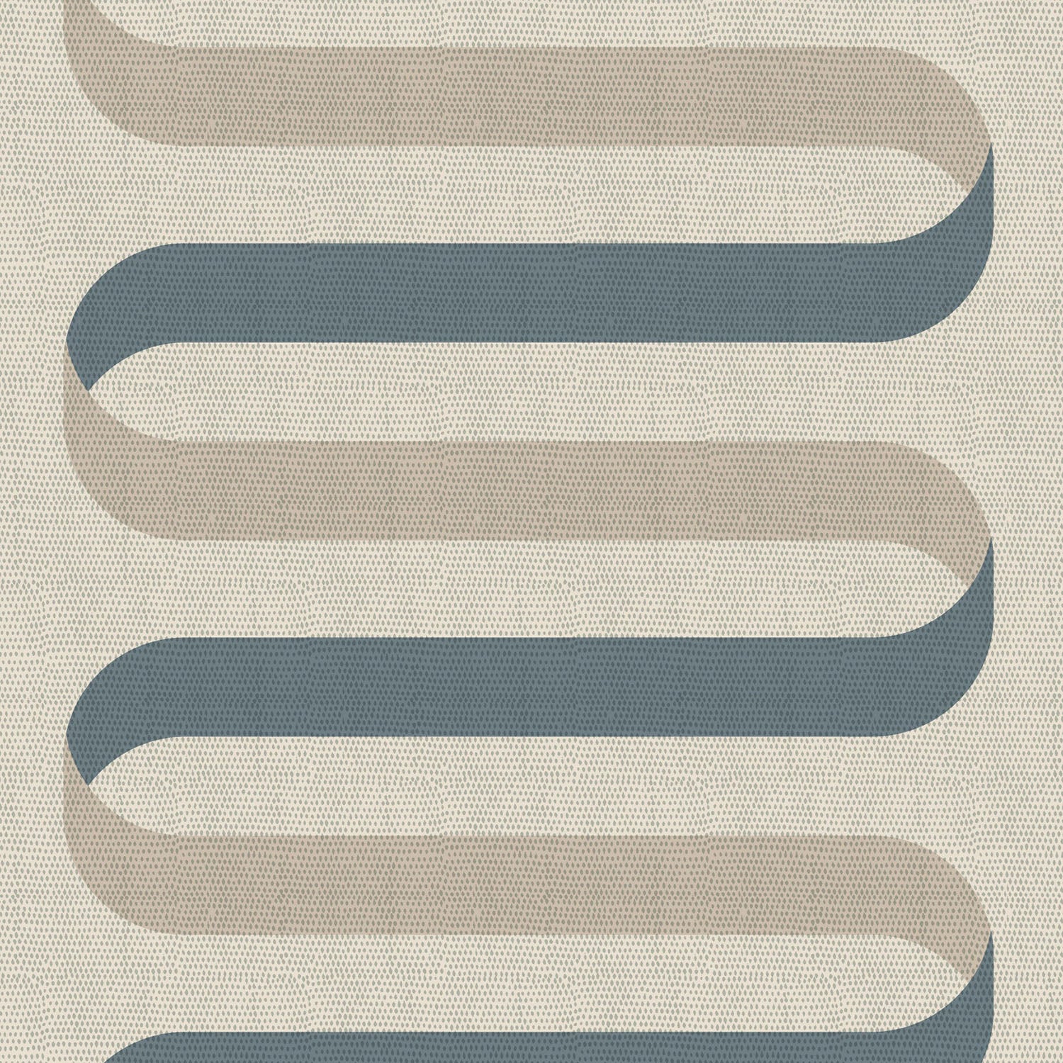 Mitchell Black Folding RIbbon Wallpaper