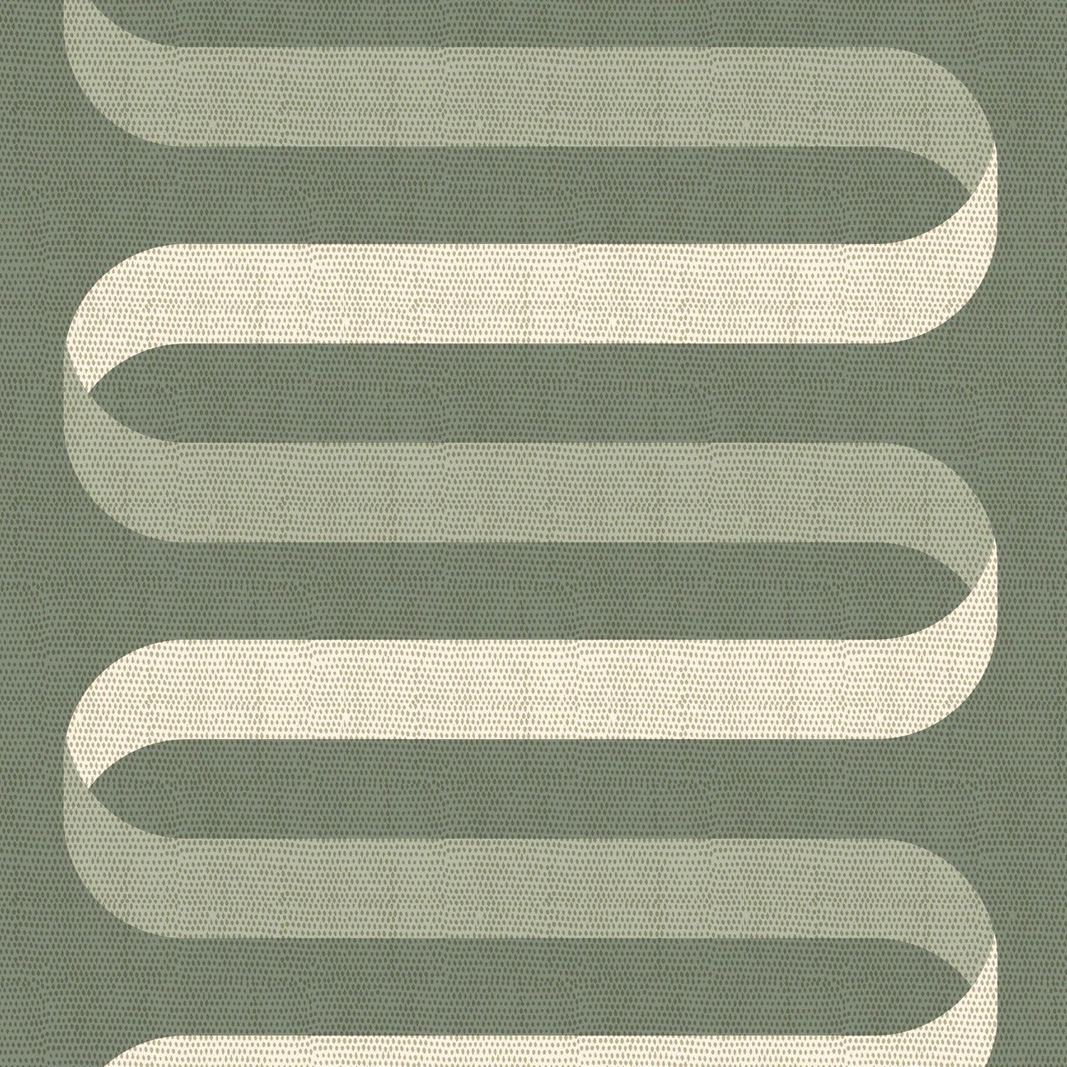 Mitchell Black Folding RIbbon Wallpaper