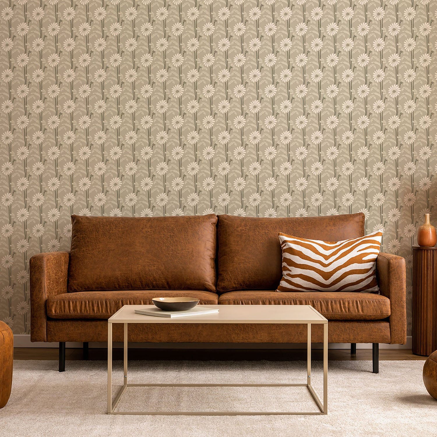 Mitchell Black Woodland Bloom Wallpaper