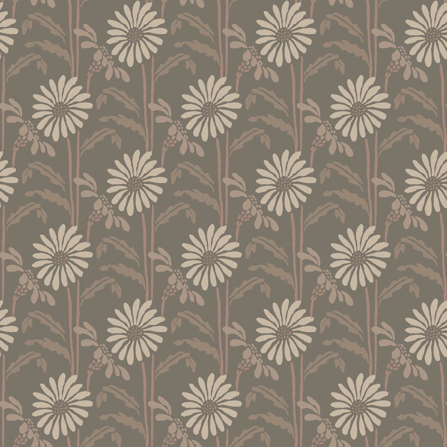 Mitchell Black Woodland Bloom Wallpaper