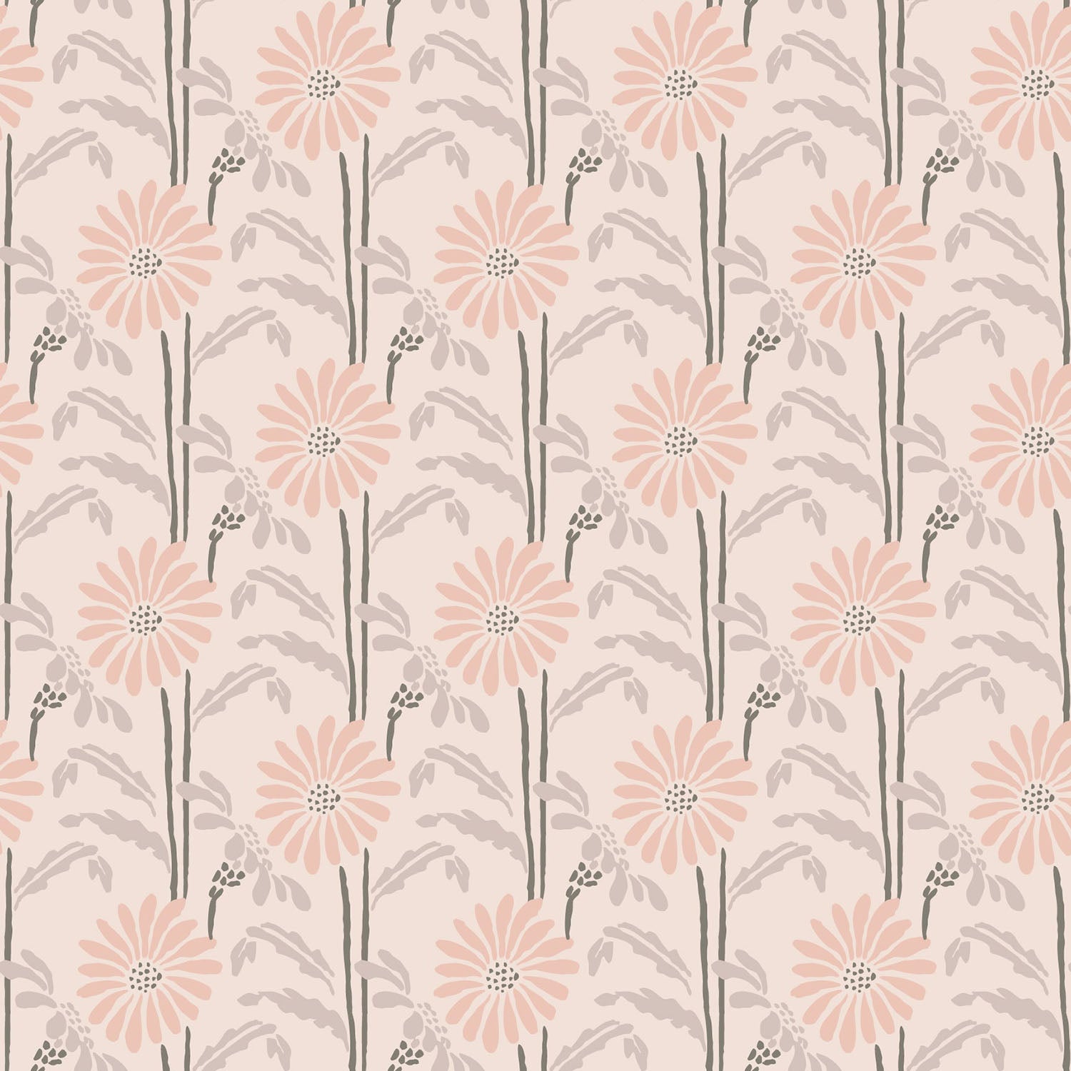 Mitchell Black Woodland Bloom Wallpaper
