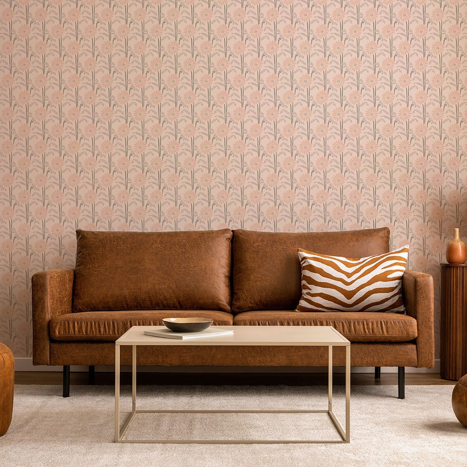 Mitchell Black Woodland Bloom Wallpaper