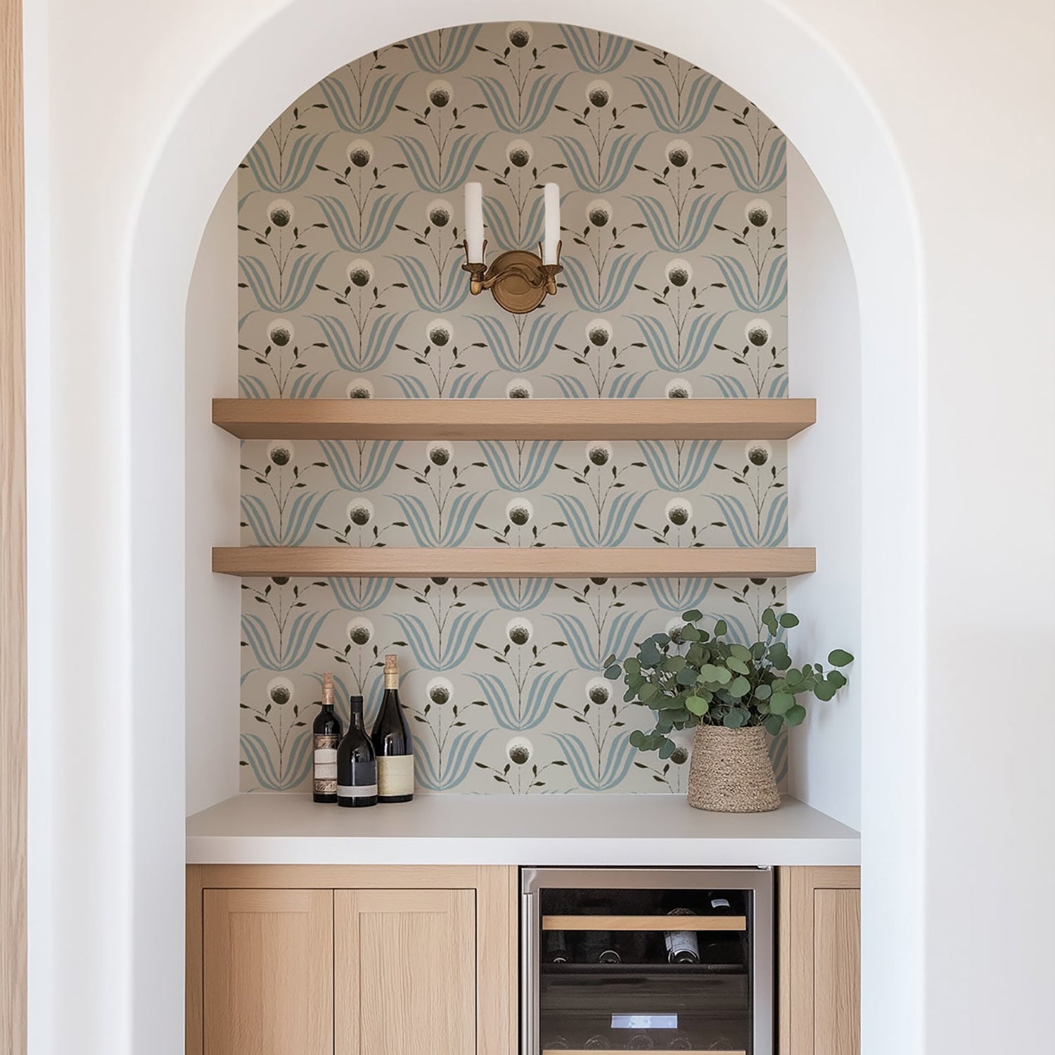 Mitchell Black Spring Bloom Wallpaper