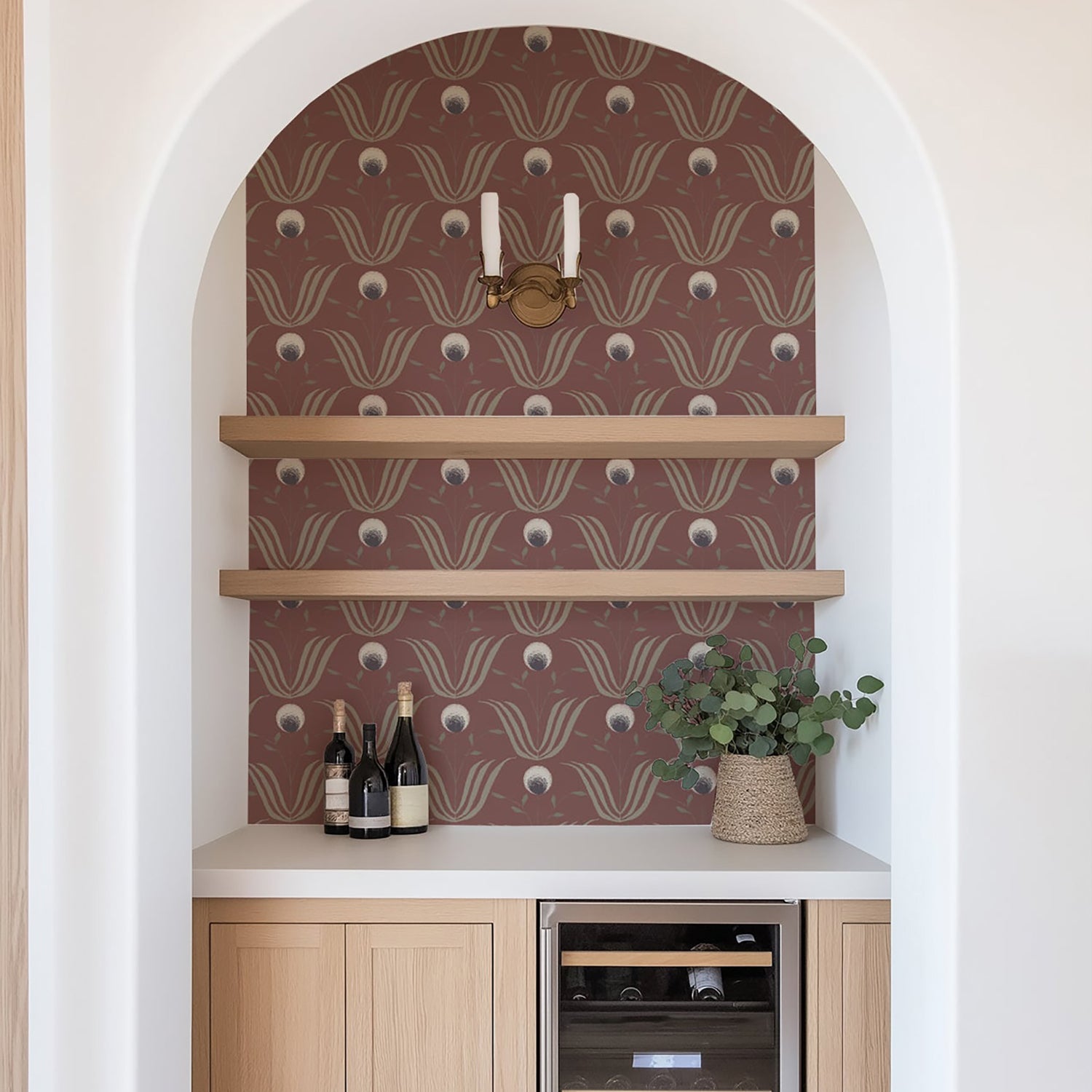 Mitchell Black Spring Bloom Wallpaper