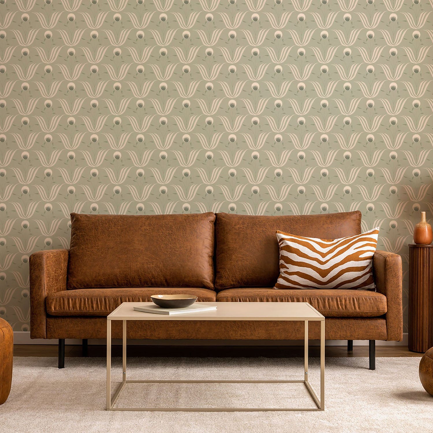 Mitchell Black Spring Bloom Wallpaper