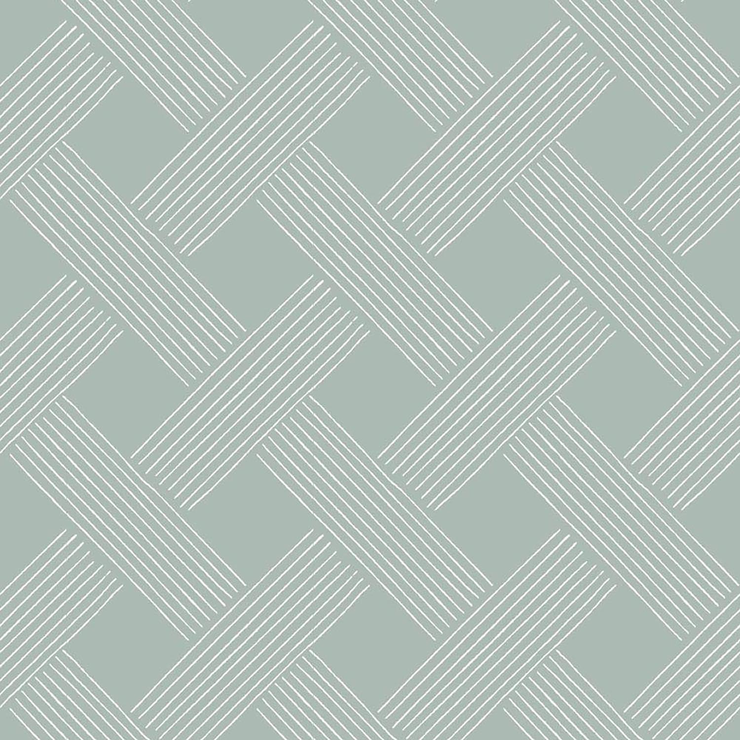 Mitchell Black Lattice Weave Wallpaper