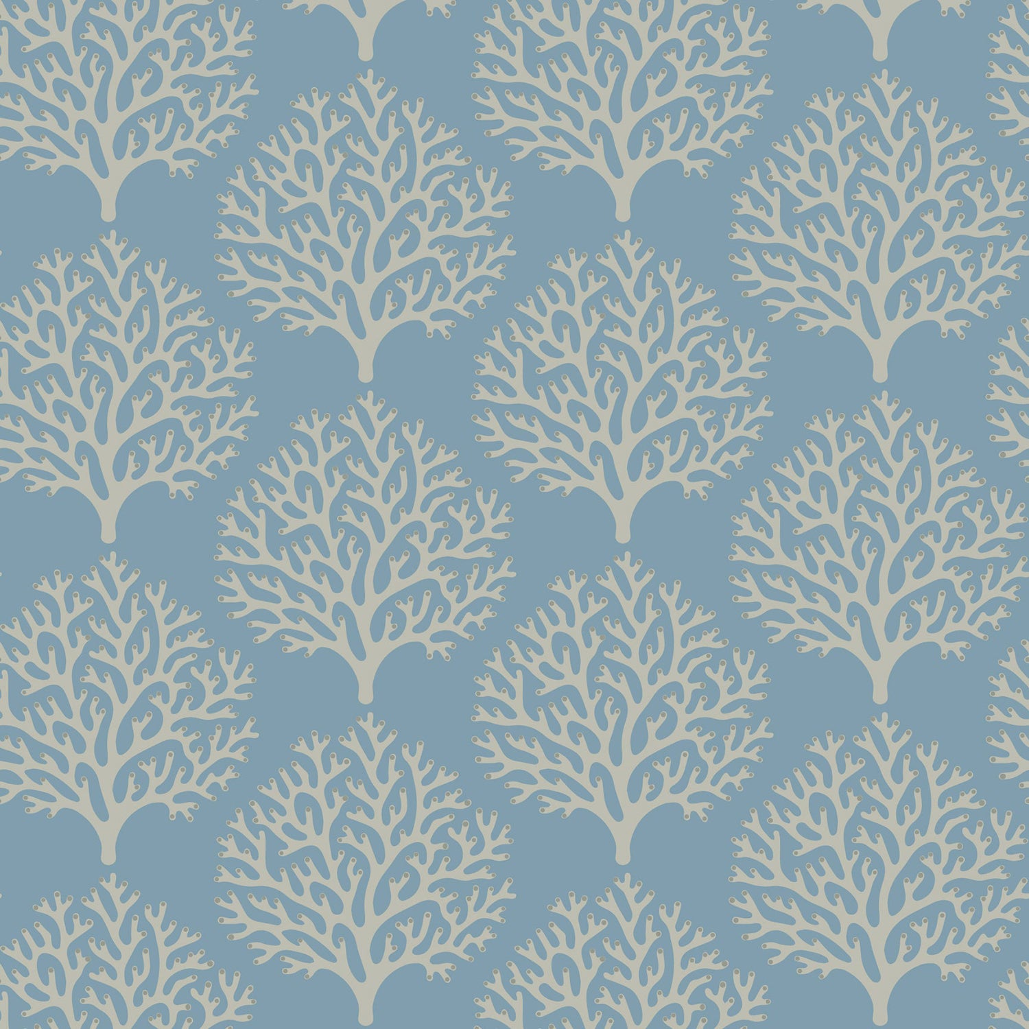 Mitchell Black Beach Coral Wallpaper