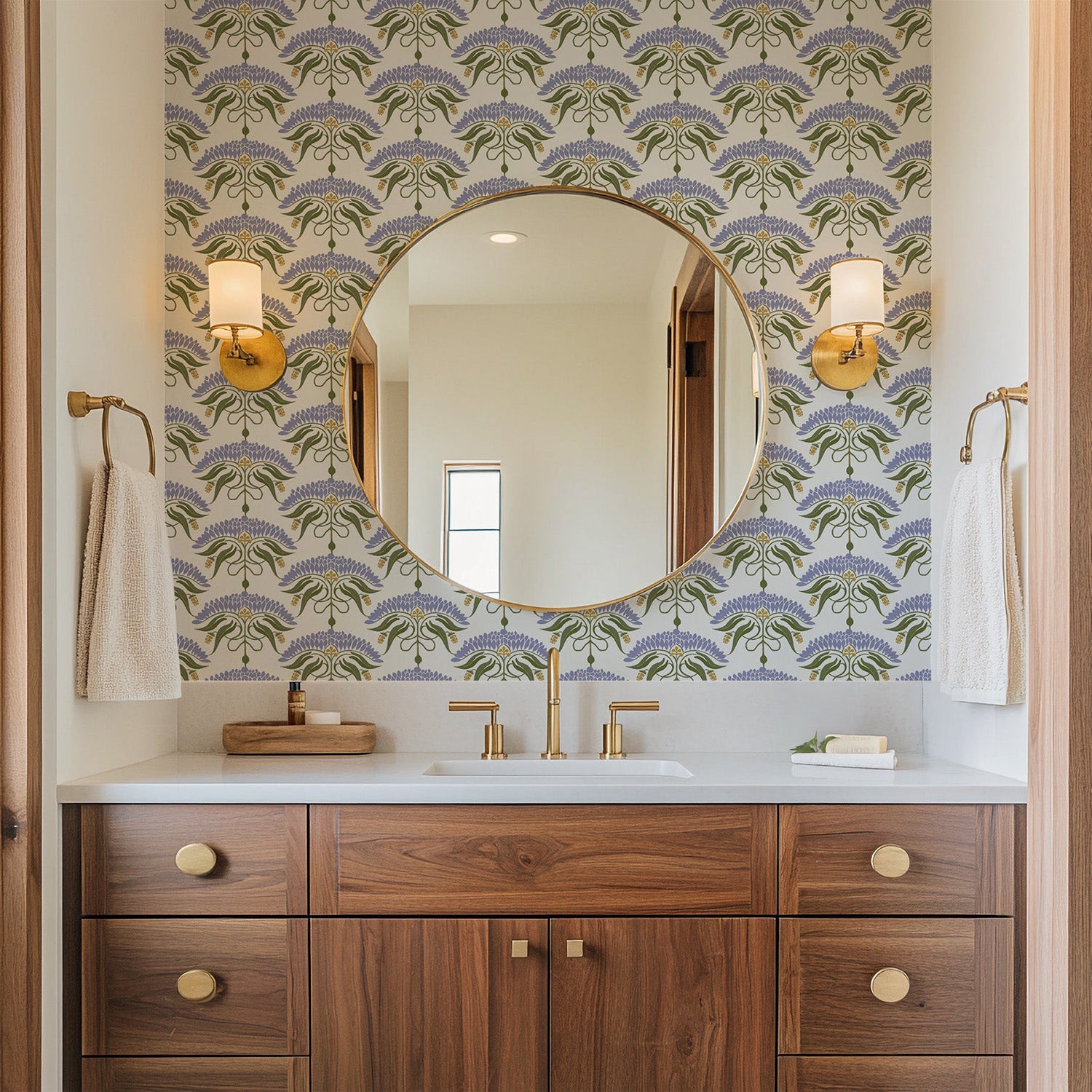 Mitchell Black Fleur de Reve Wallpaper