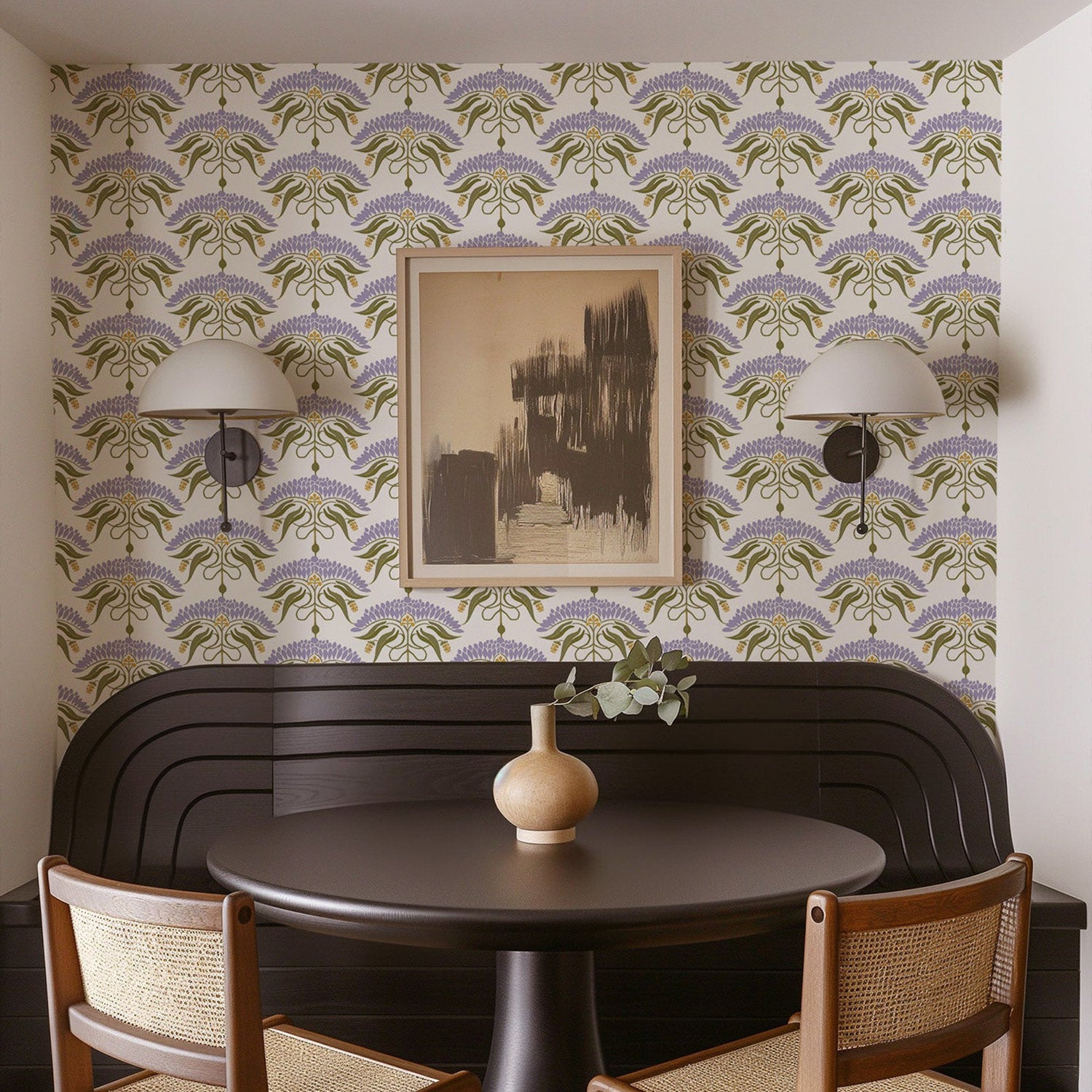 Mitchell Black Fleur de Reve Wallpaper