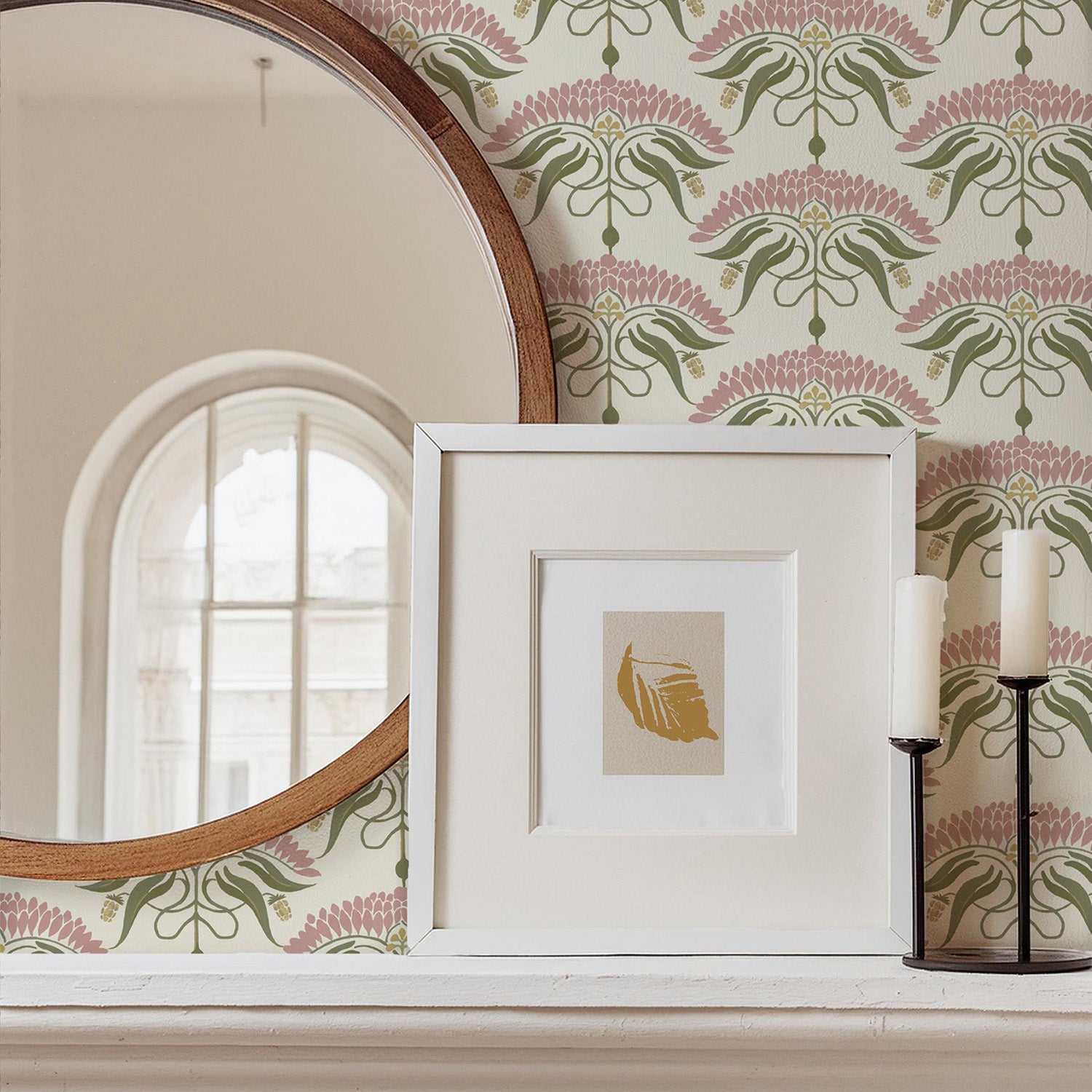 Mitchell Black Fleur de Reve Wallpaper