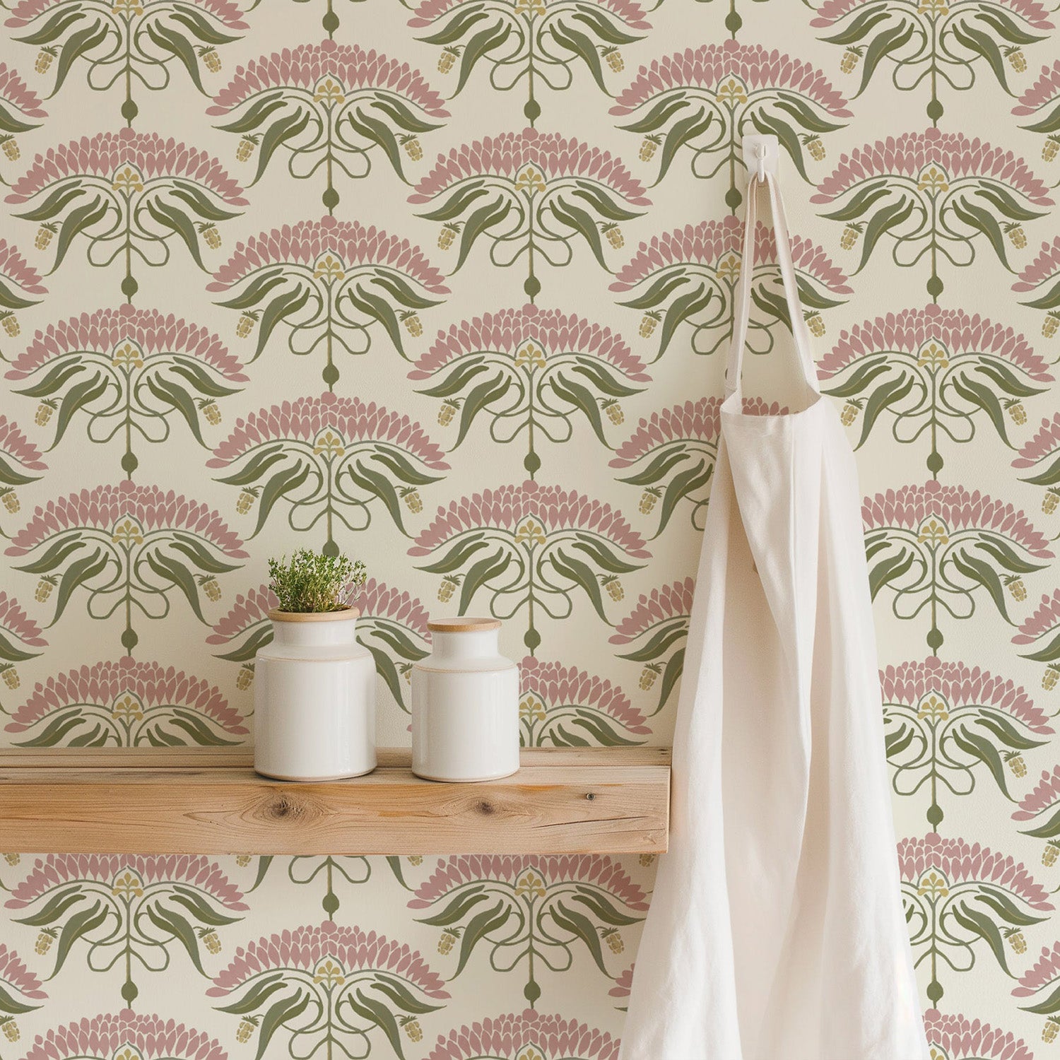 Mitchell Black Fleur de Reve Wallpaper