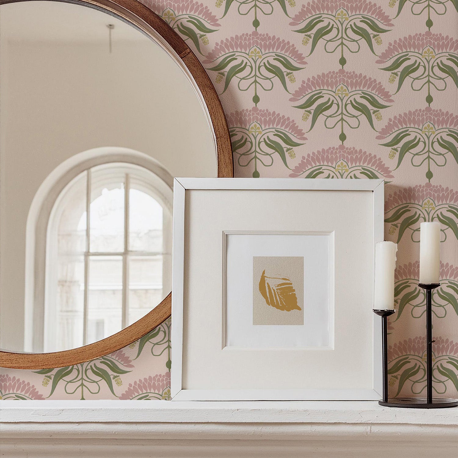 Mitchell Black Fleur de Reve Wallpaper