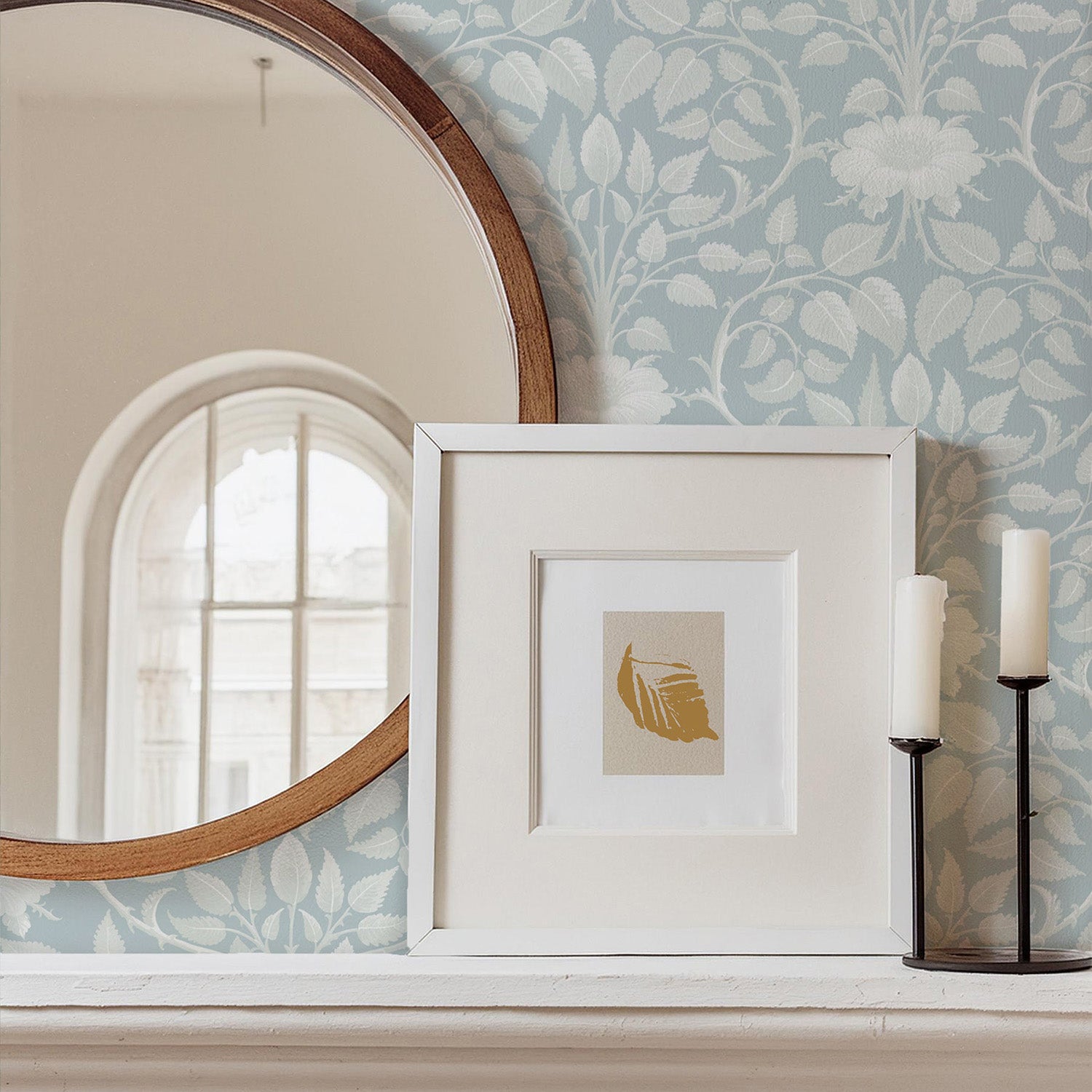 Mitchell Black Garden Vine Wallpaper