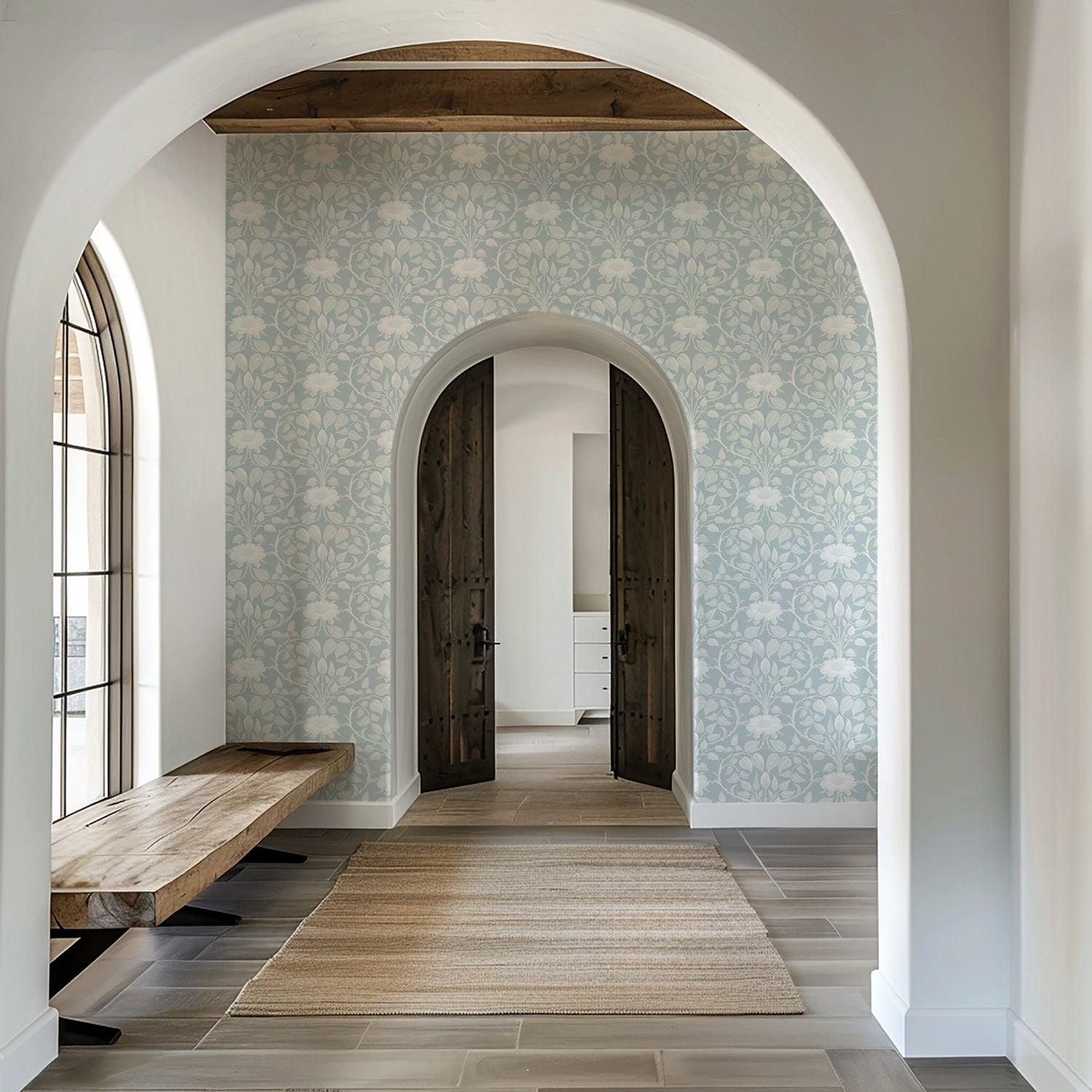 Mitchell Black Garden Vine Wallpaper