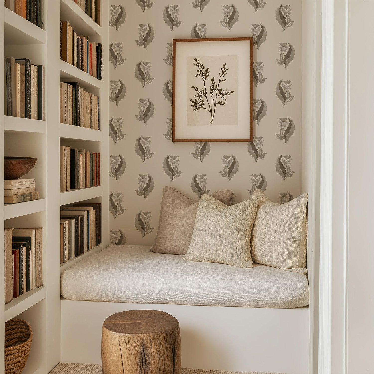 Mitchell Black Morning Glory Wallpaper