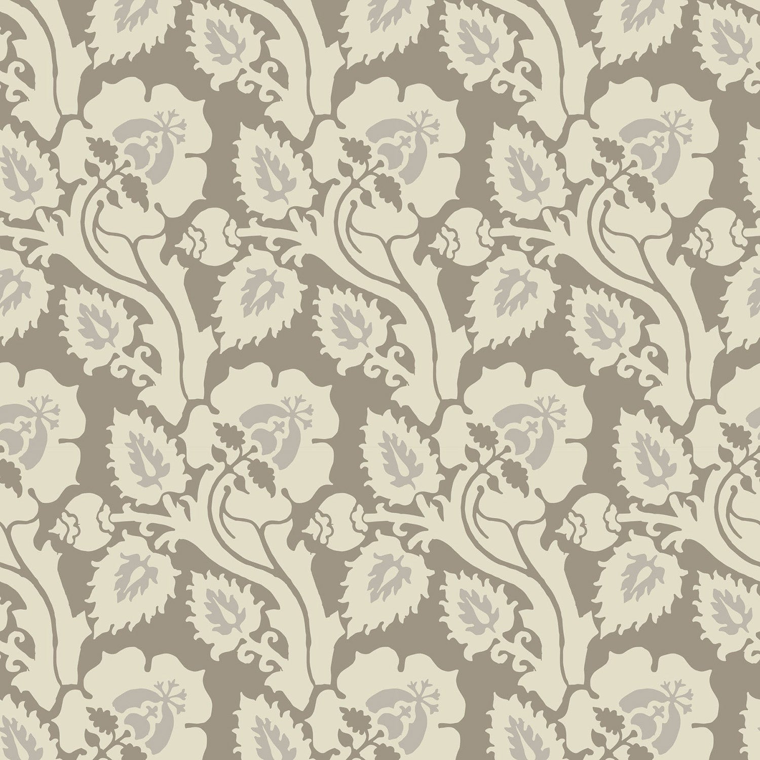 Mitchell Black Paisley Briar Wallpaper