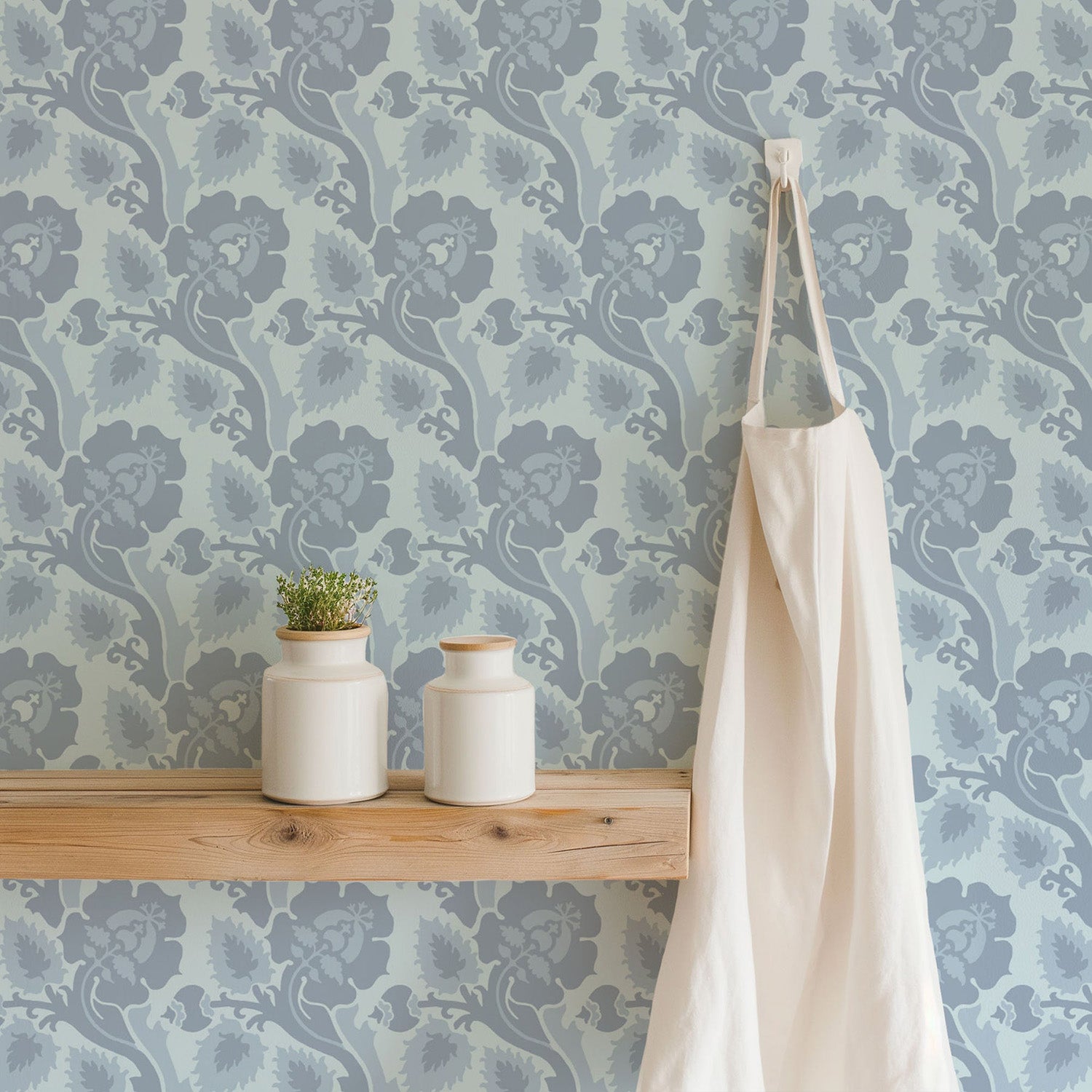 Mitchell Black Paisley Briar Wallpaper