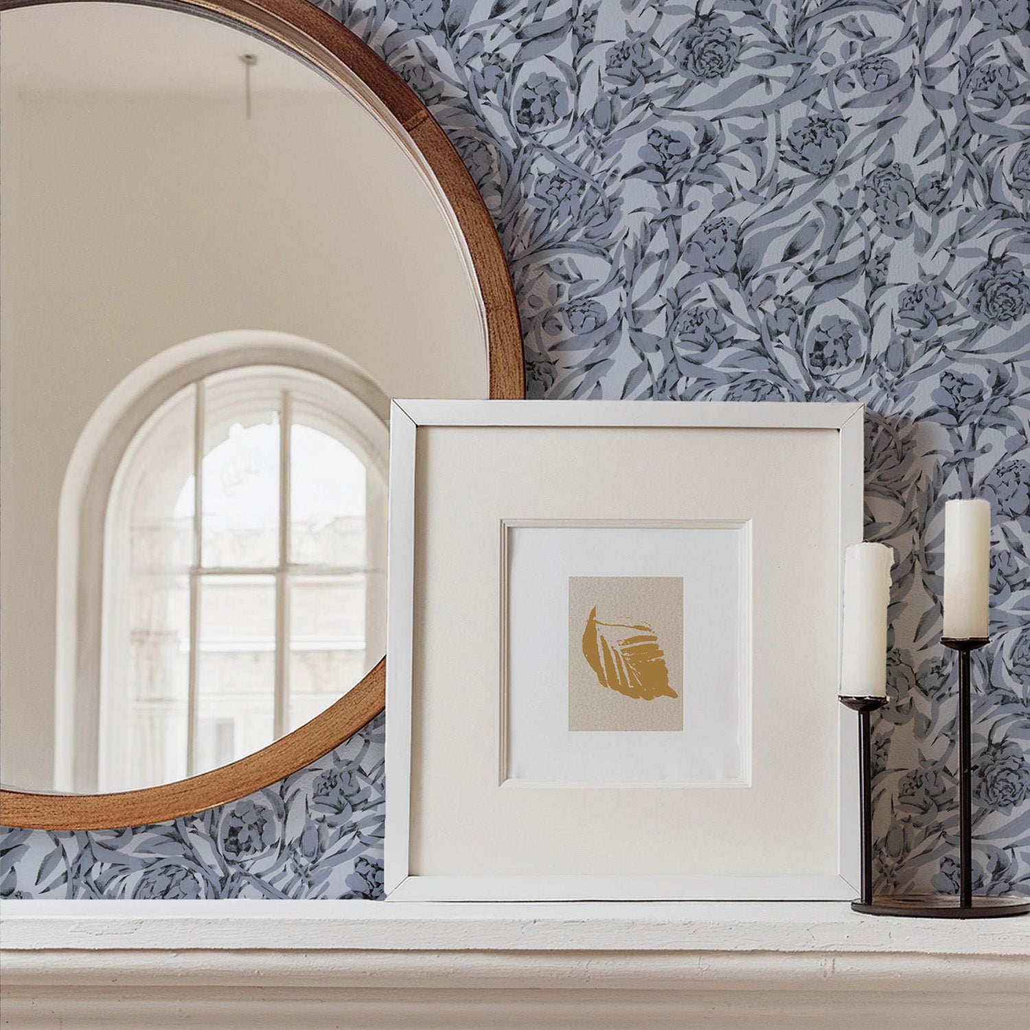 Mitchell Black Wandervine Wallpaper