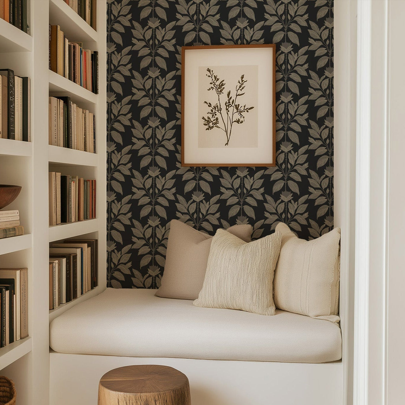 Mitchell Black Wayward Petal Wallpaper