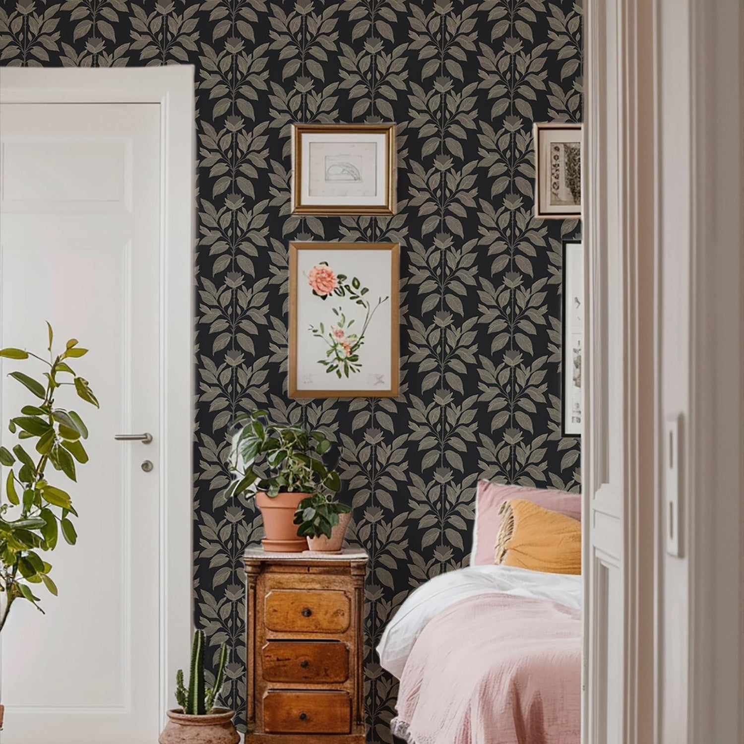 Mitchell Black Wayward Petal Wallpaper