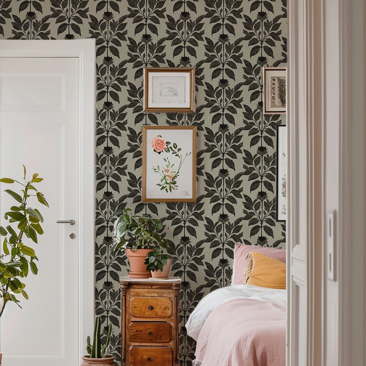 Mitchell Black Wayward Petal Wallpaper