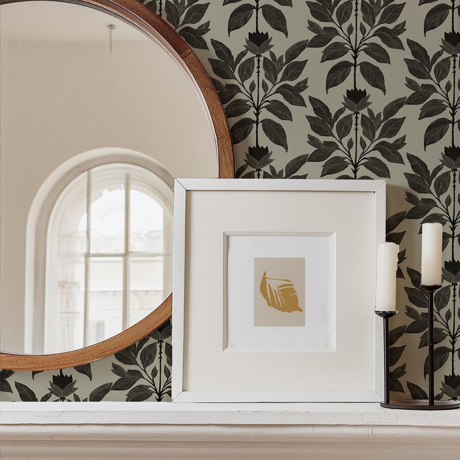 Mitchell Black Wayward Petal Wallpaper