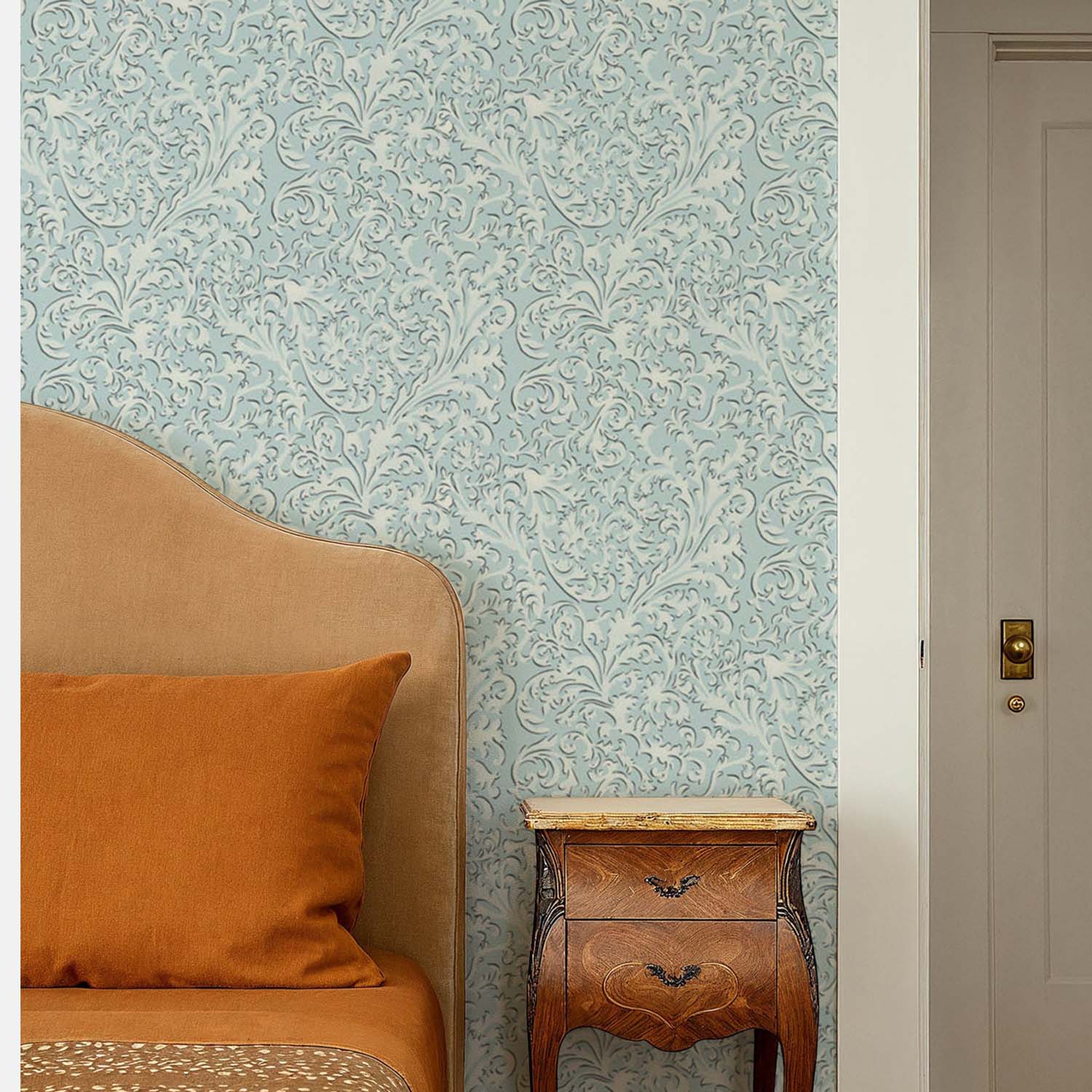 Mitchell Black Florentine Vine Wallpaper