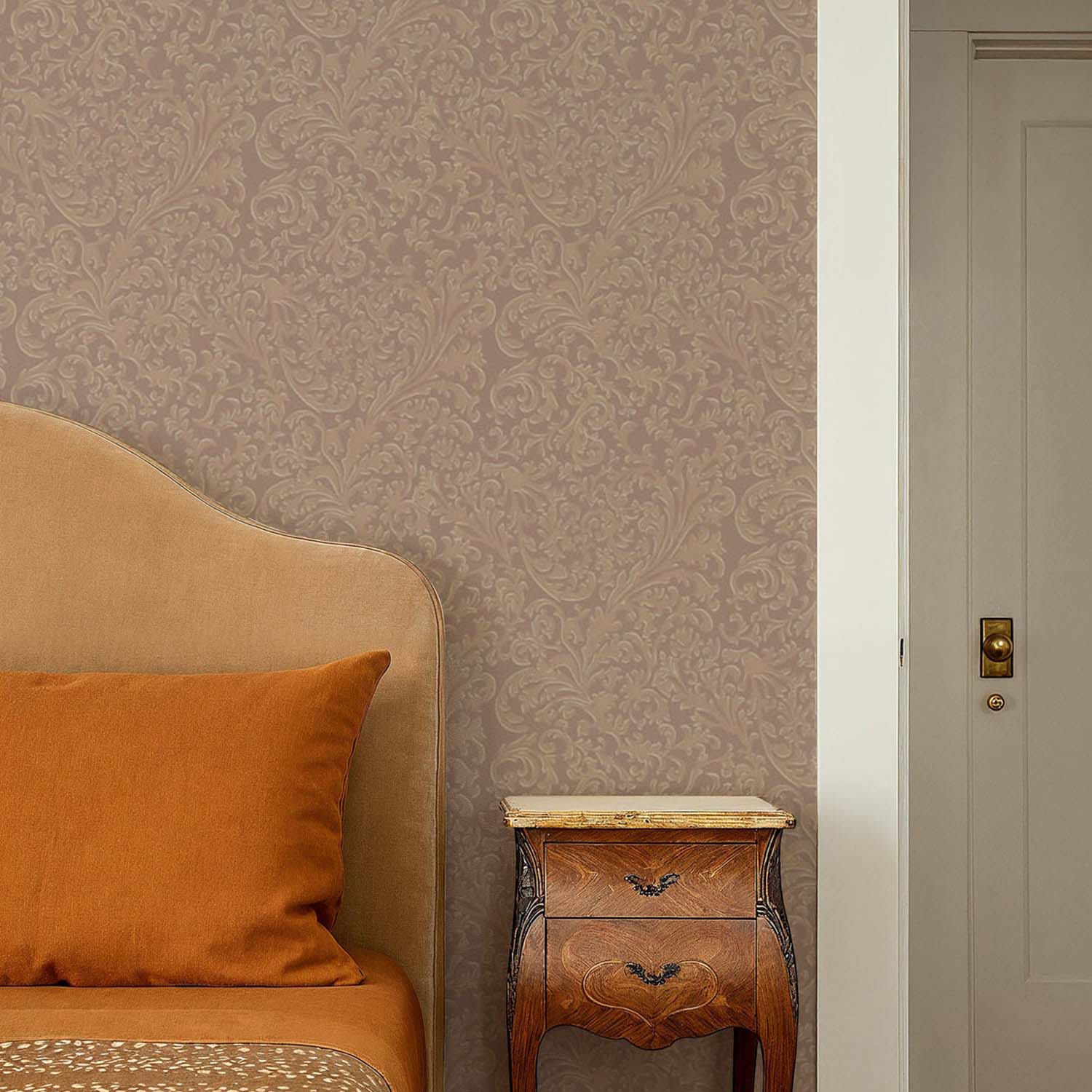 Mitchell Black Florentine Vine Wallpaper