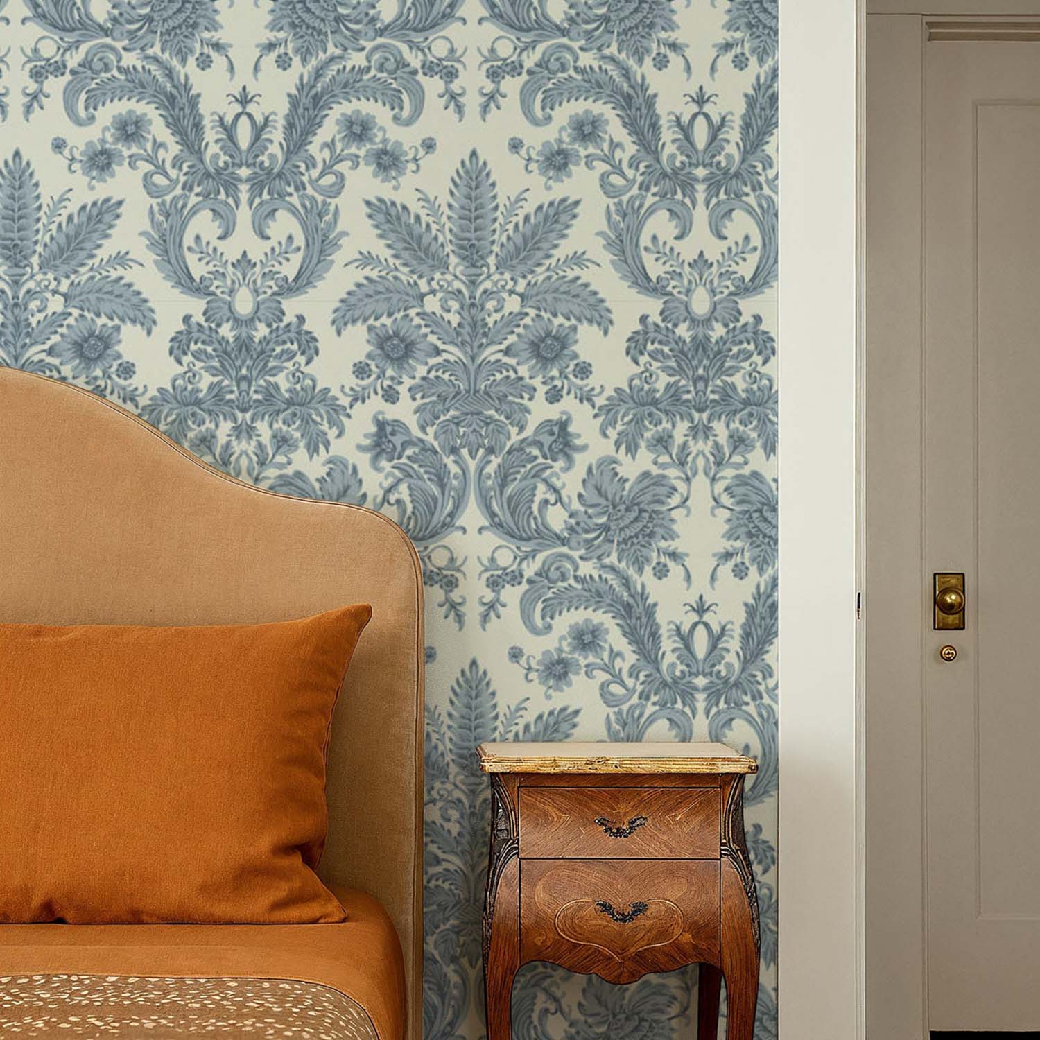 Mitchell Black Parlor Paper Wallpaper