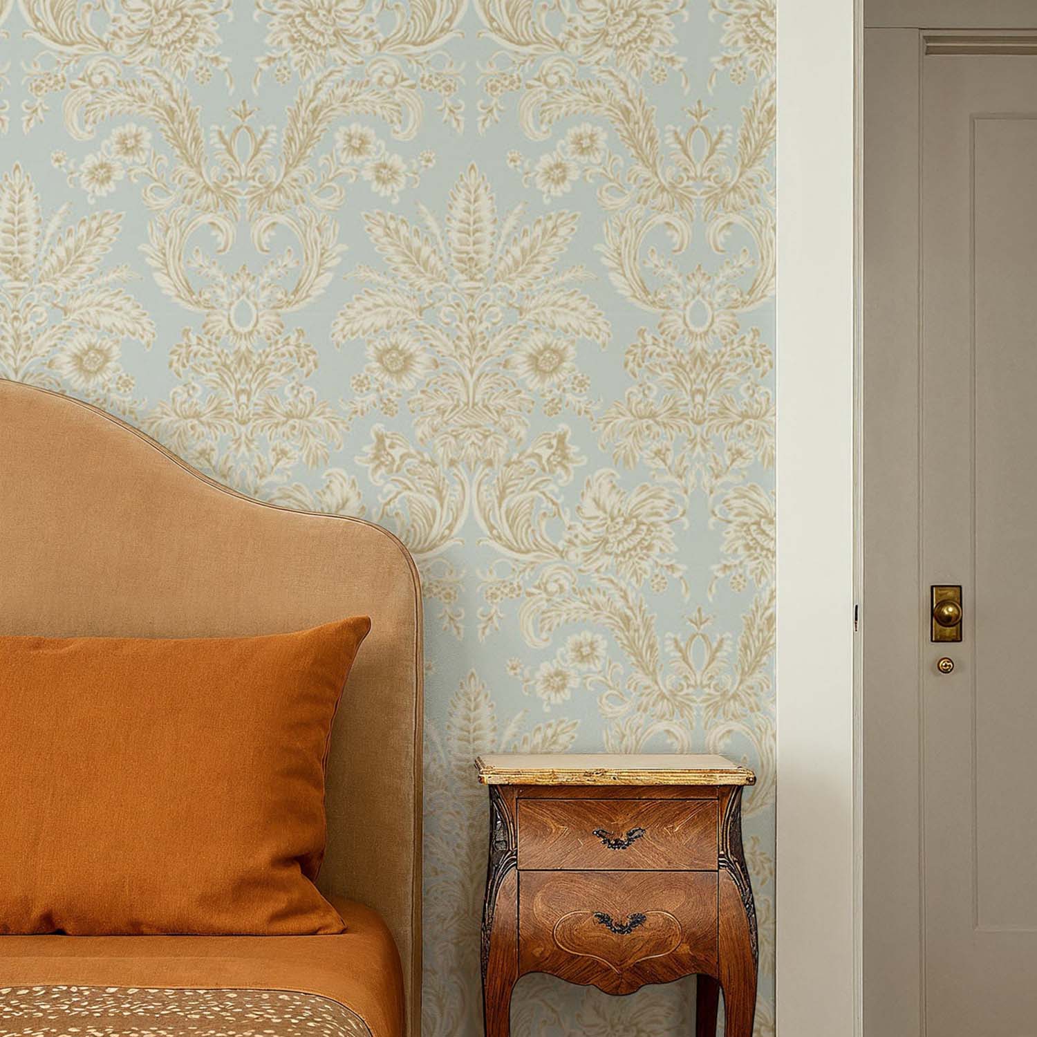 Mitchell Black Parlor Paper Wallpaper