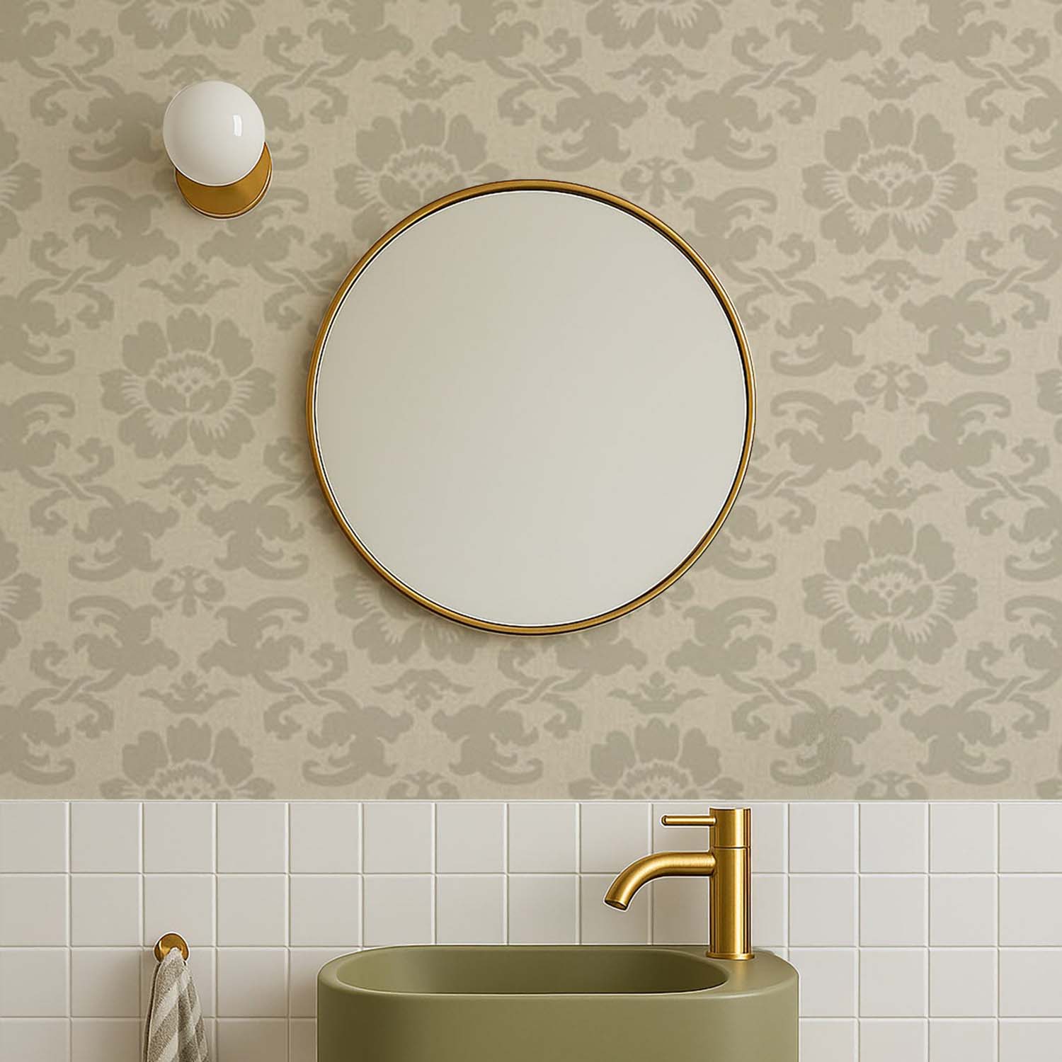 Mitchell Black Silken Poppy Wallpaper