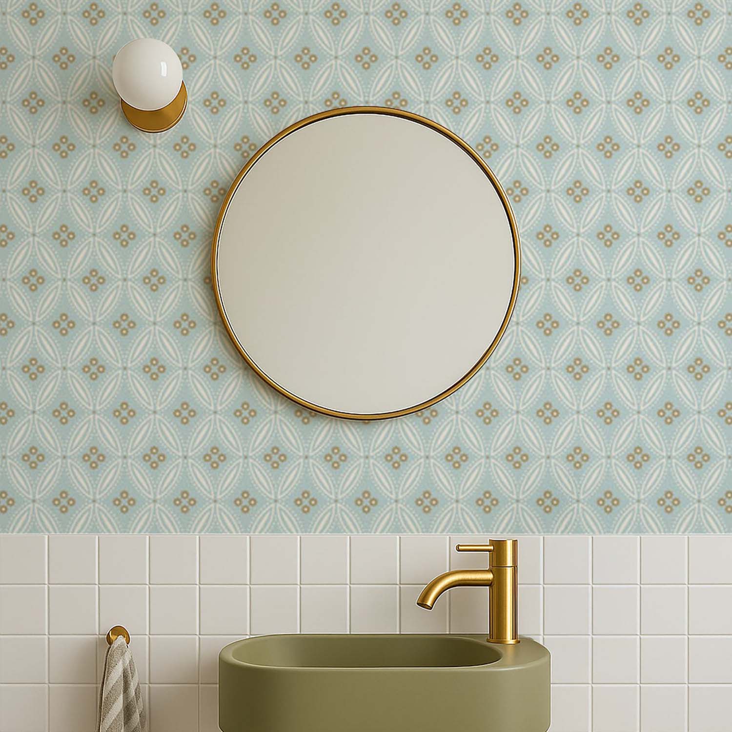 Mitchell Black Stone Lace Wallpaper