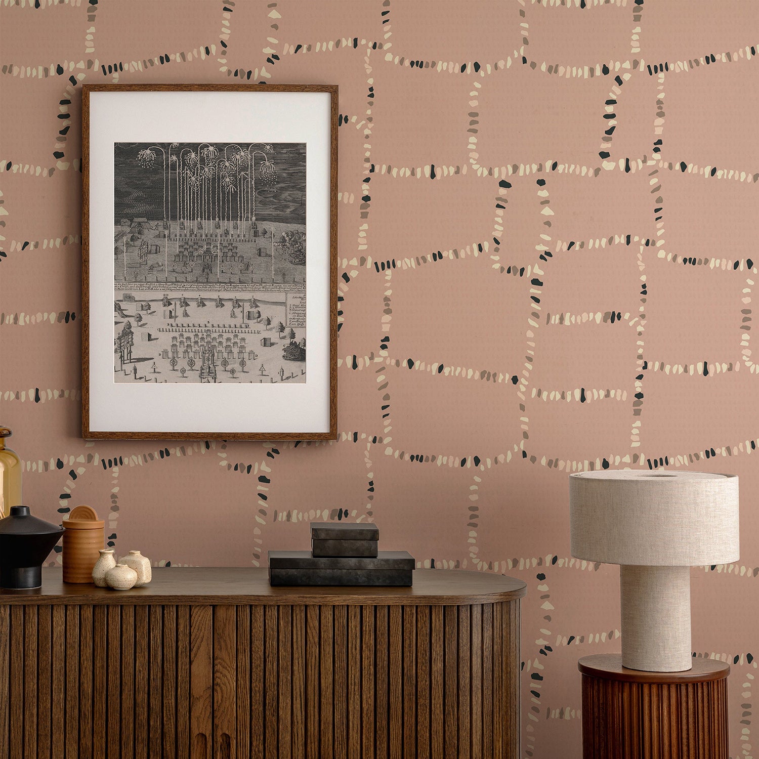 Mitchell Black x Forbes + Masters Tulum Ruins Wallpaper