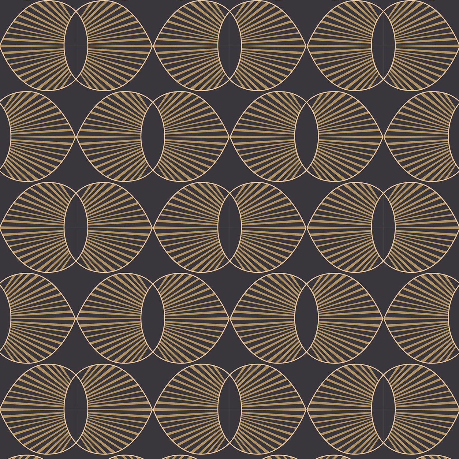 Mitchell Black Paume Wallpaper