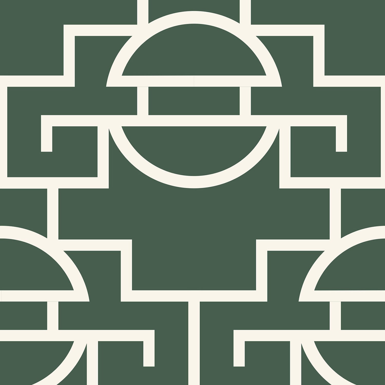 Mitchell Black Vintage Lattice Wallpaper