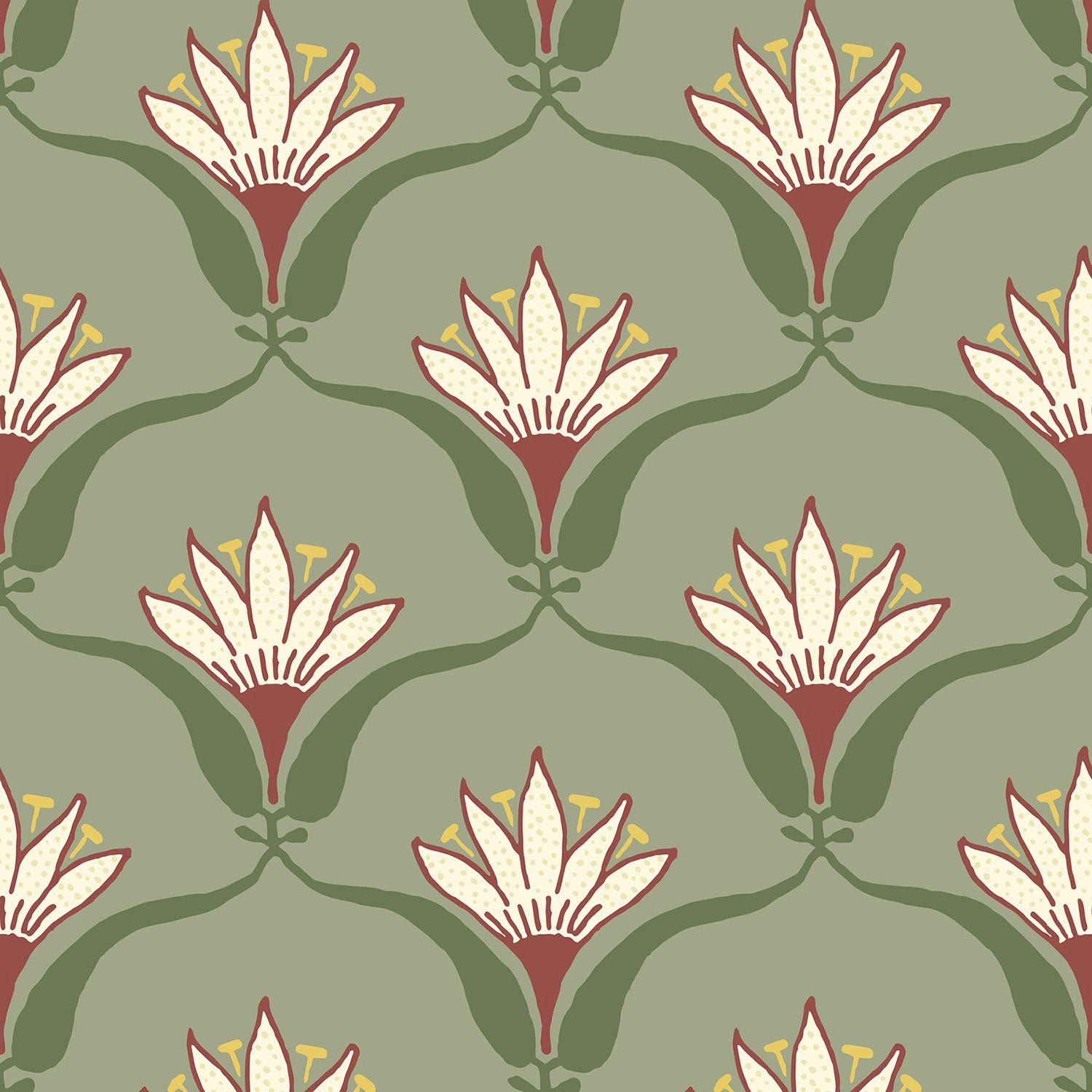 Mitchell Black Wallflower Wallpaper