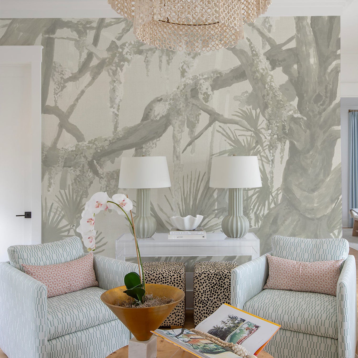 Mitchell Black x Megan Molten Kiawah Oaks Mural Wallpaper