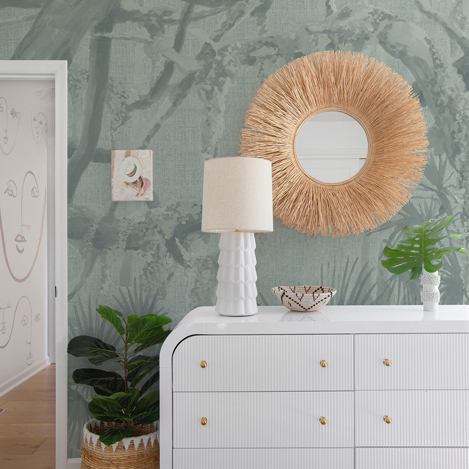 Mitchell Black x Megan Molten Kiawah Oaks Mural Wallpaper