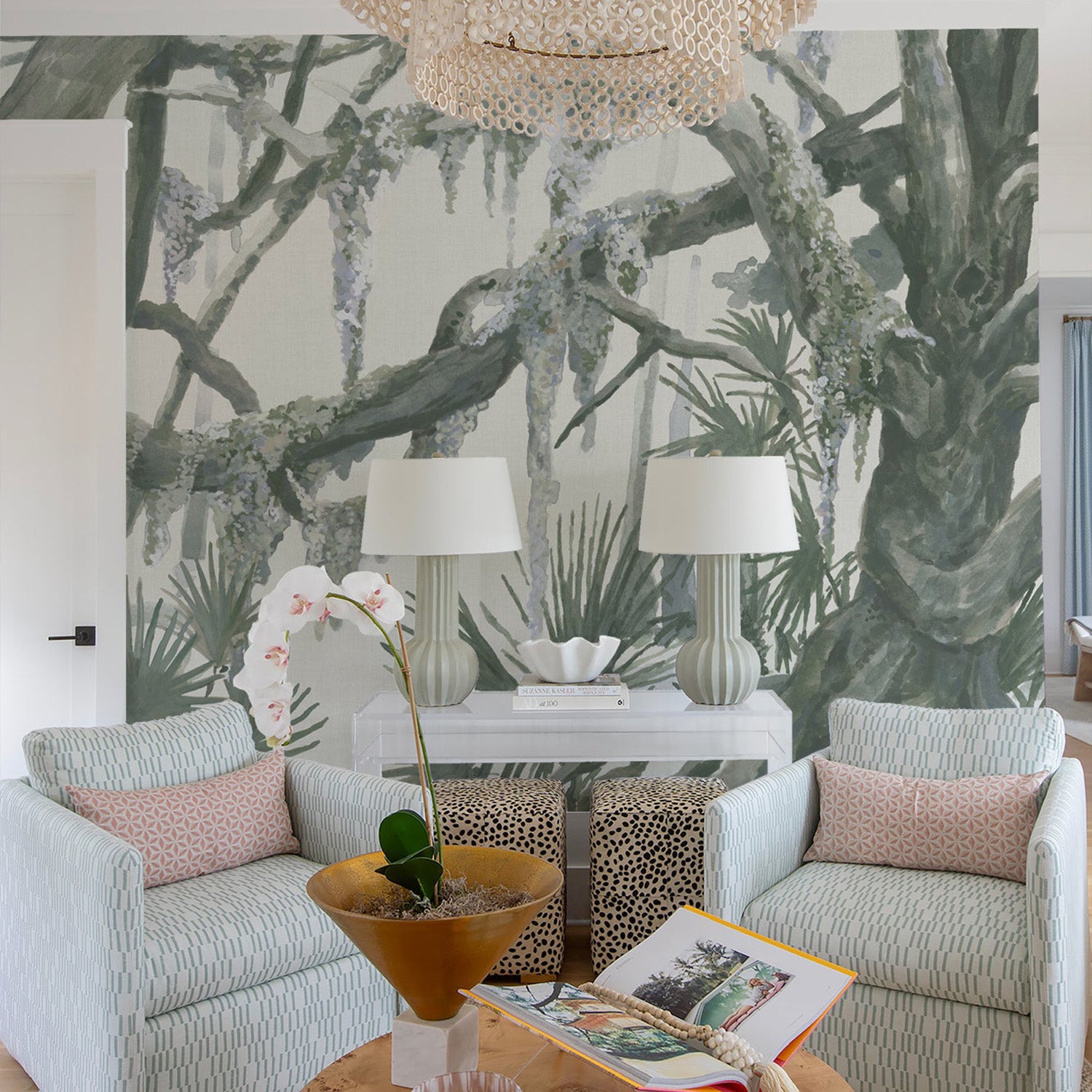 Mitchell Black x Megan Molten Kiawah Oaks Mural Wallpaper