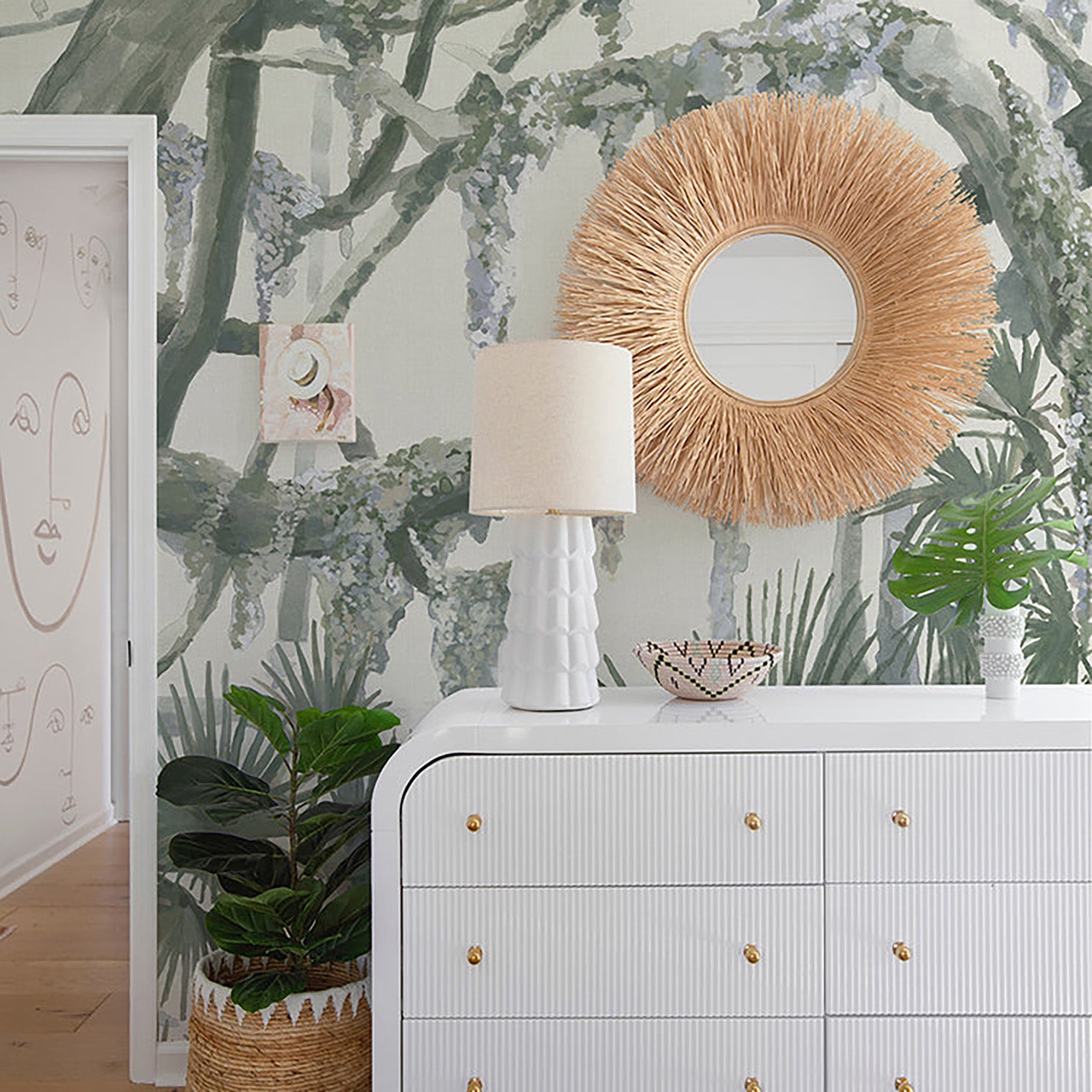 Mitchell Black x Megan Molten Kiawah Oaks Mural Wallpaper