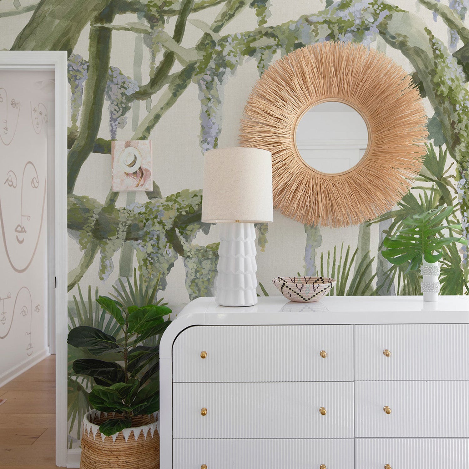 Mitchell Black x Megan Molten Kiawah Oaks Mural Wallpaper