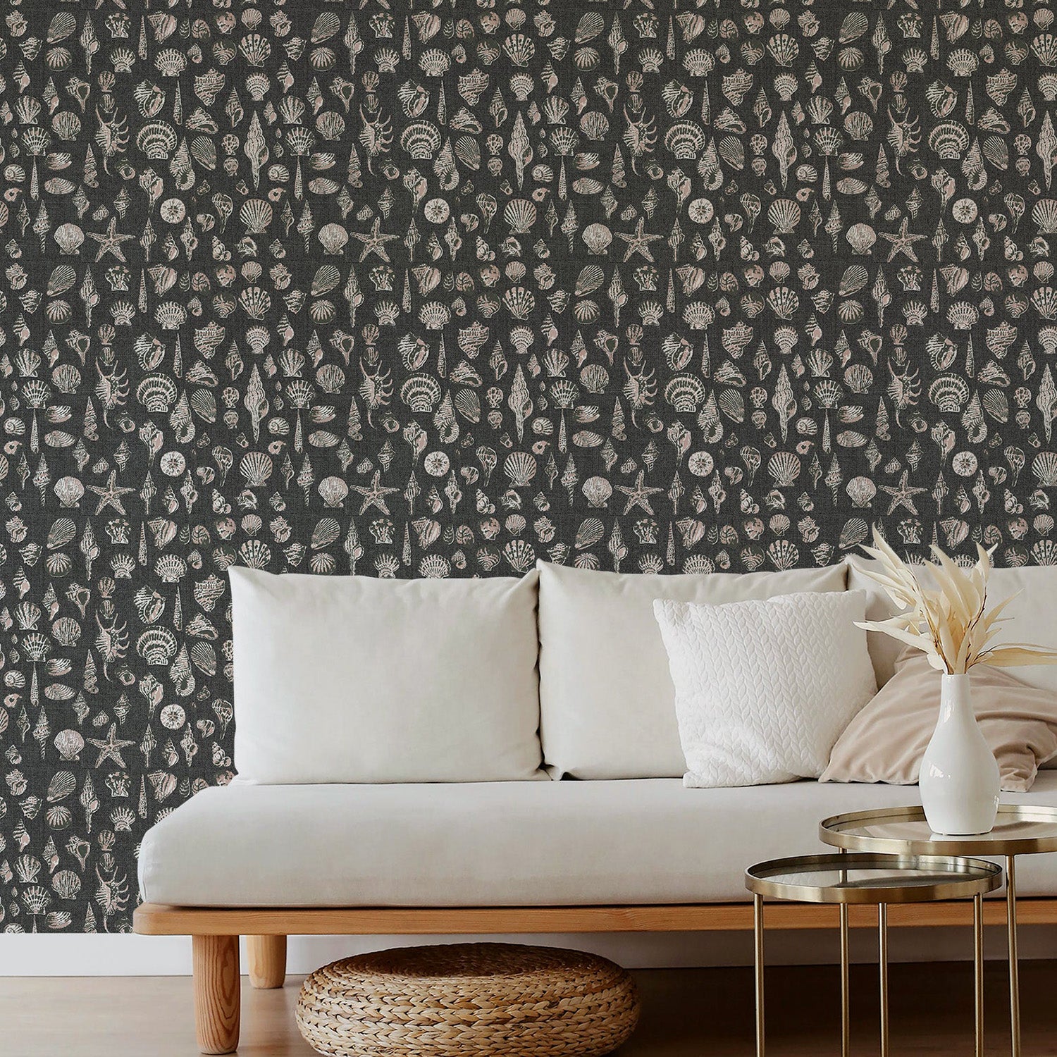 Mitchell Black x Megan Molten Lowcountry Love Shells Wallpaper