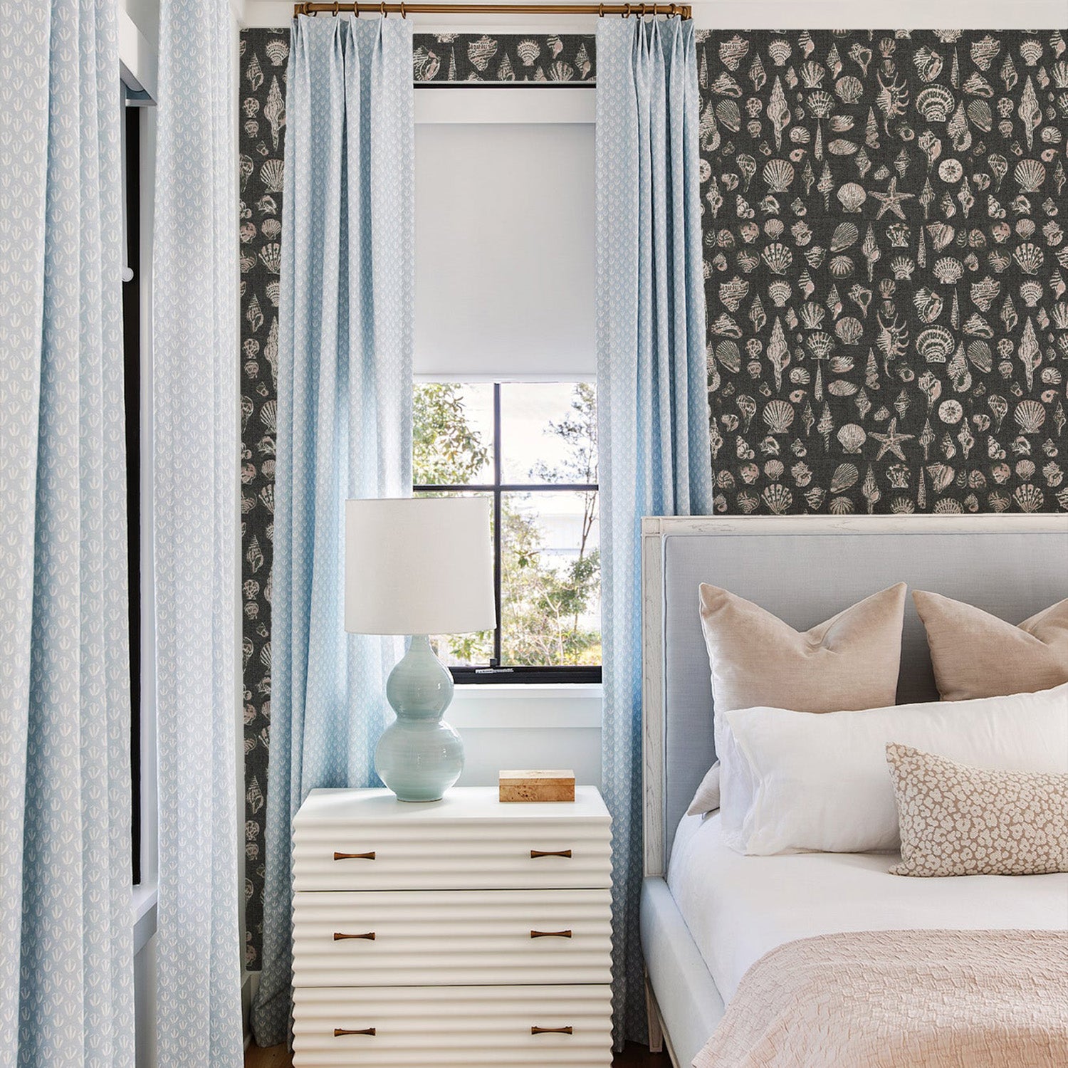 Mitchell Black x Megan Molten Lowcountry Love Shells Wallpaper