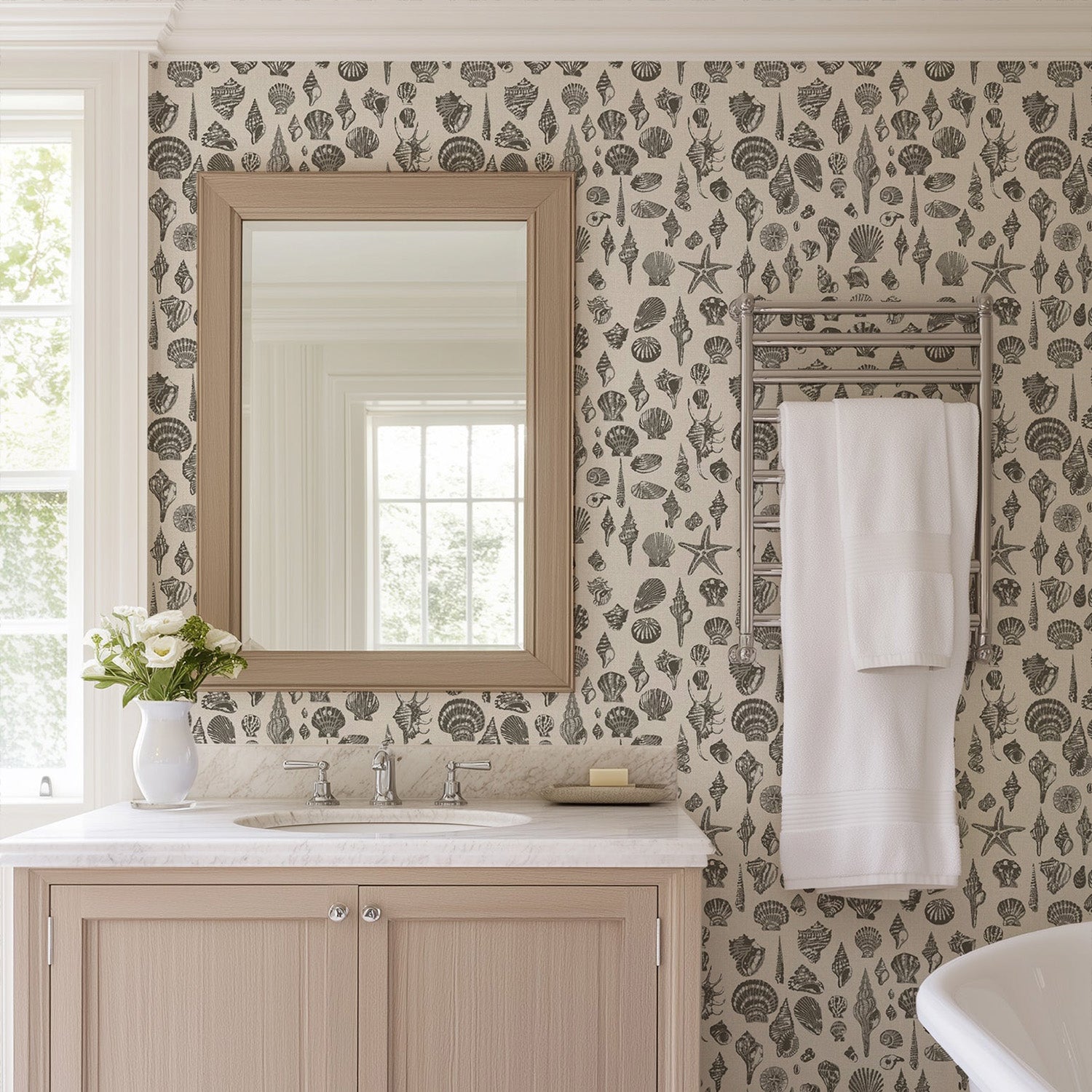 Mitchell Black x Megan Molten Lowcountry Love Shells Wallpaper