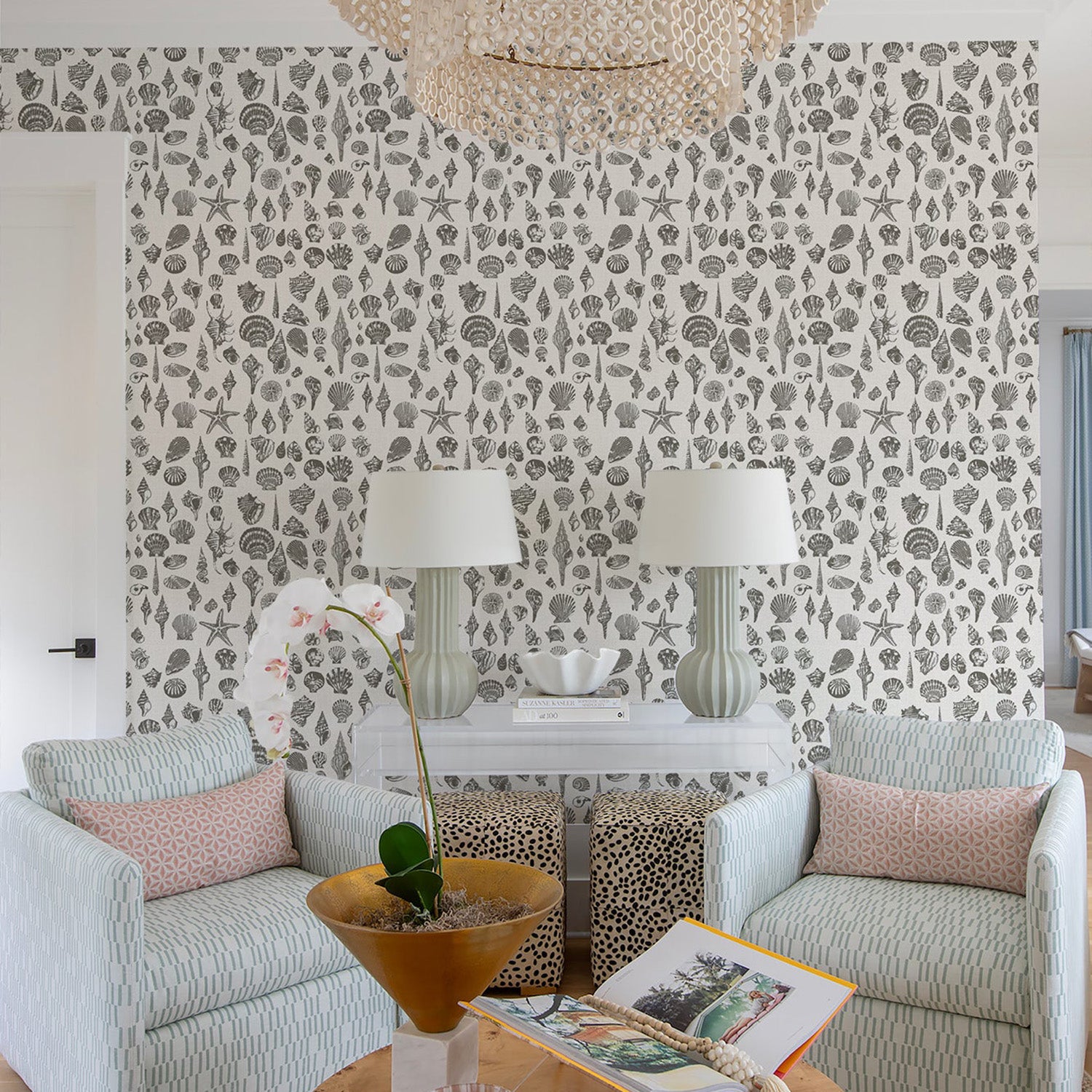 Mitchell Black x Megan Molten Lowcountry Love Shells Wallpaper